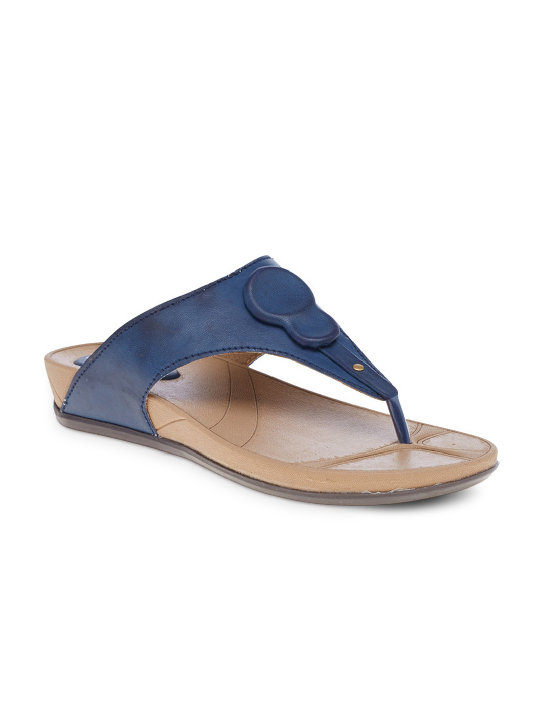Wet Blue Women Blue Solid Sandals