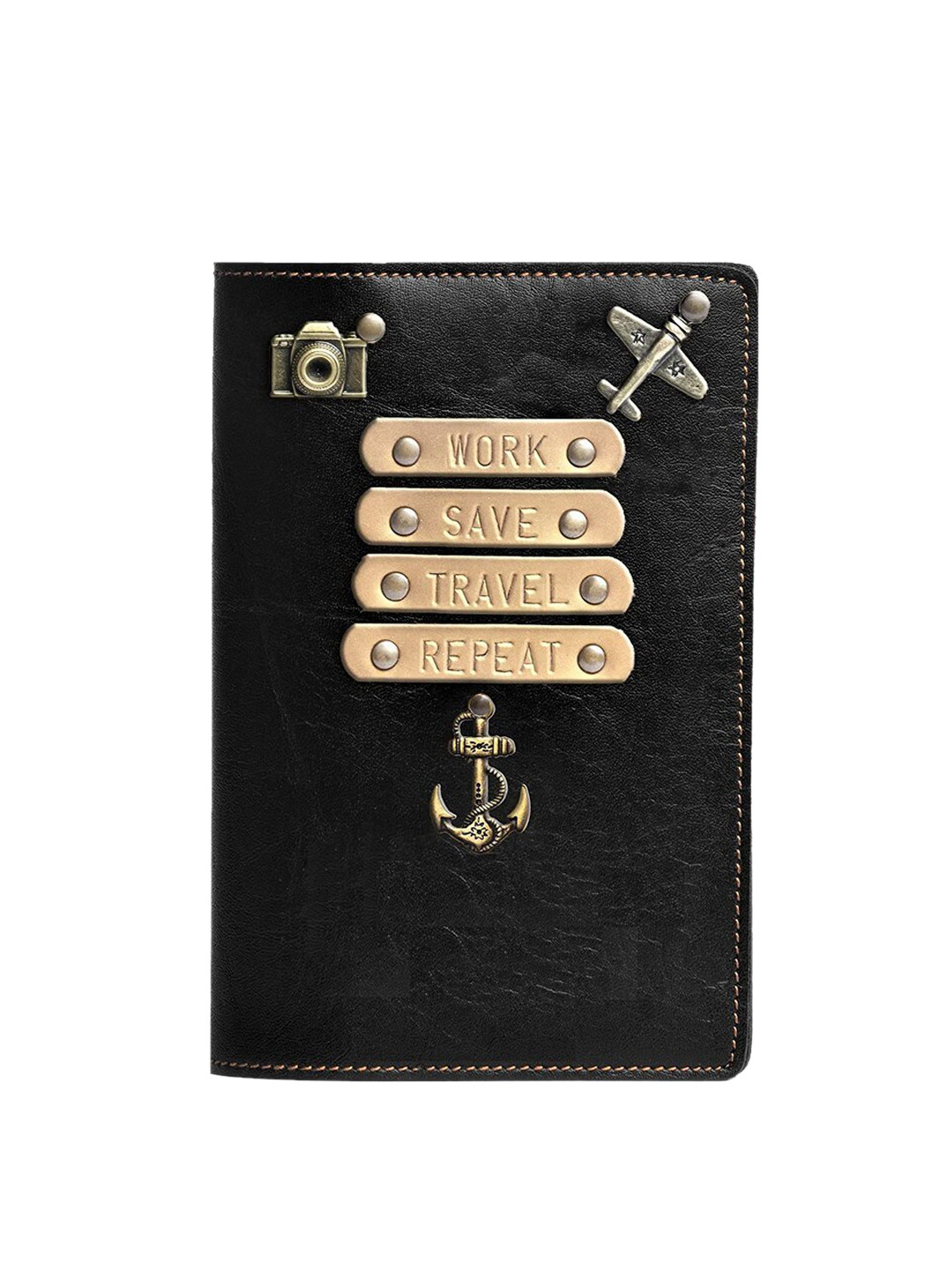 THE MESSY CORNER  Vegan Leather Passport Cover