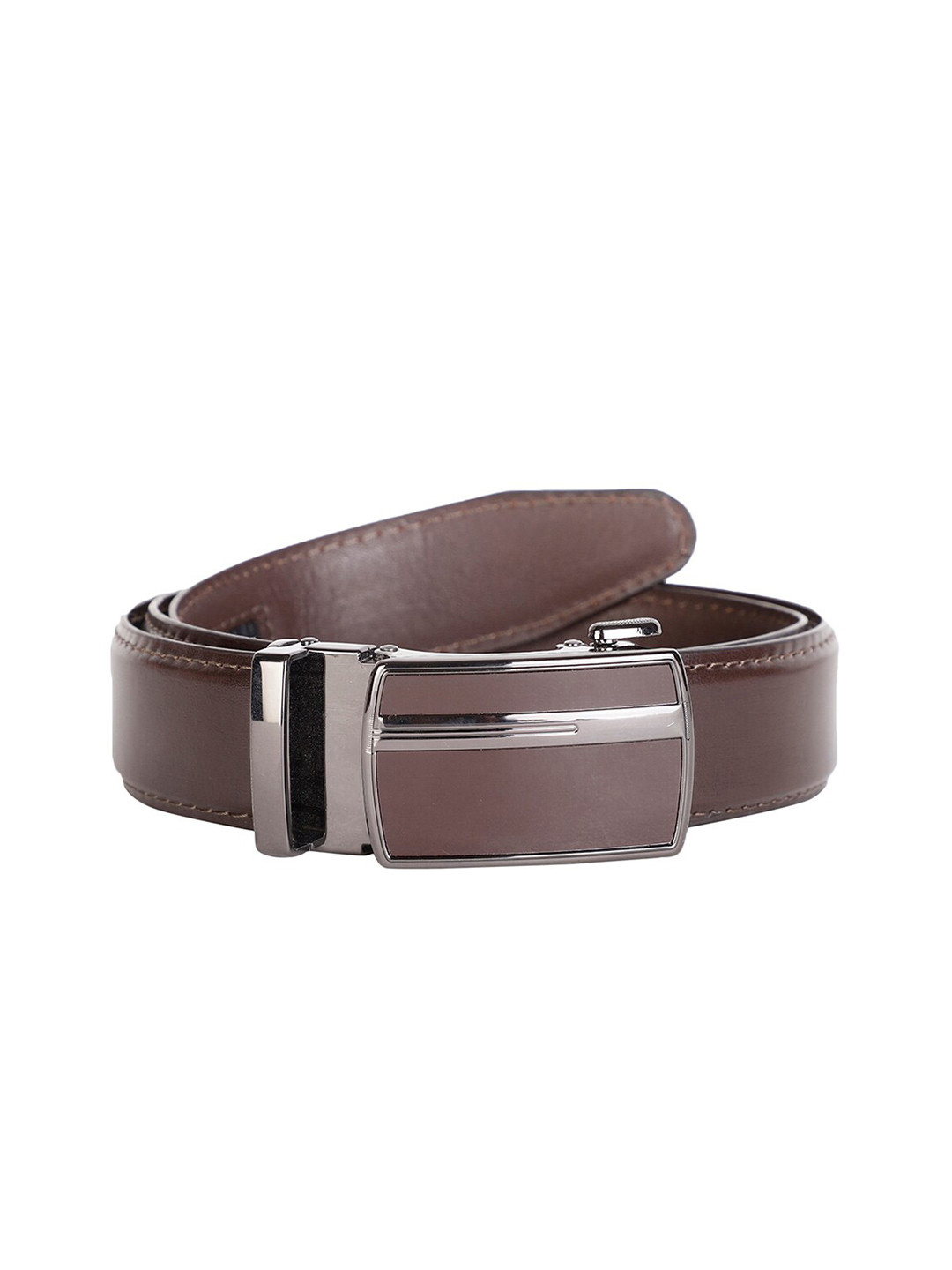 Bata Men Slider Buckle Leather Formal Belt
