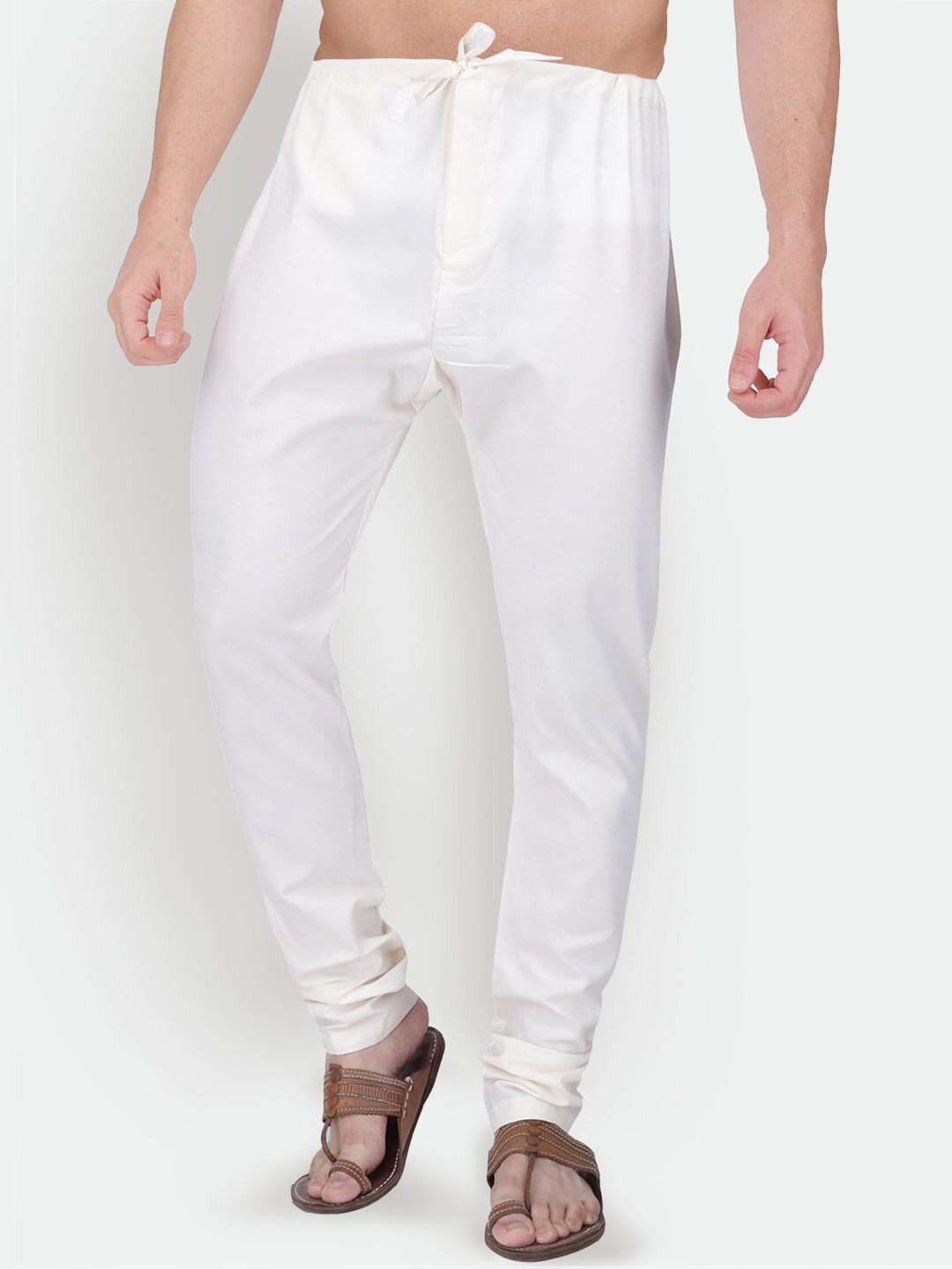 Here&Now X Sanwara  Men's Mid Raise Cotton Churidar