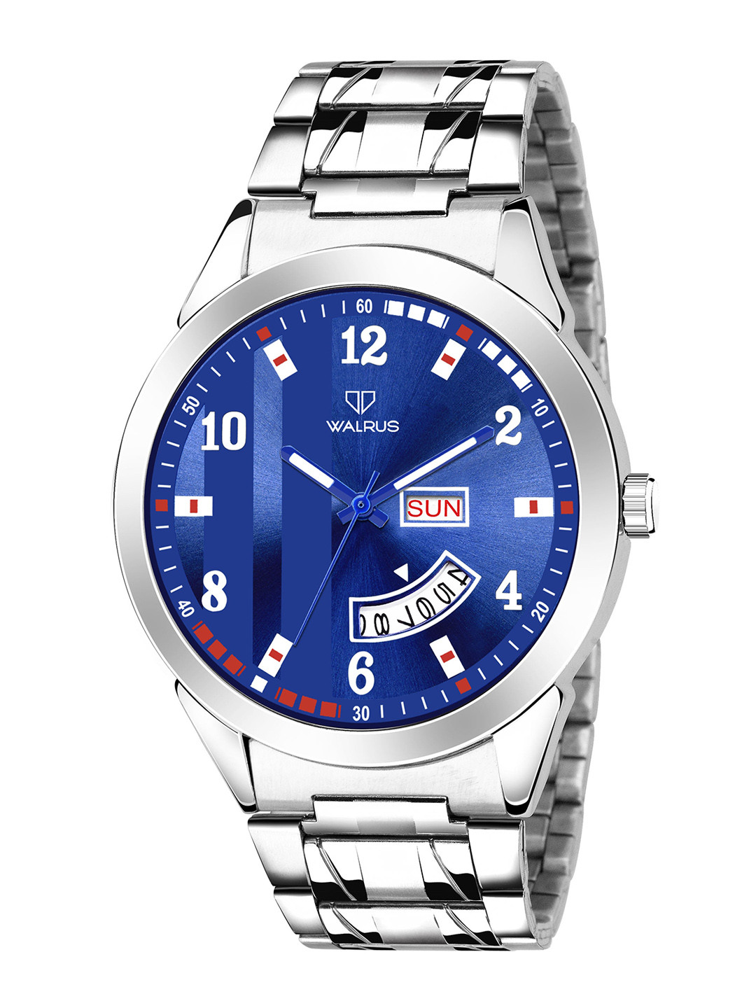 Walrus Men Stainless Steel Bracelet Style Straps Analogue Watch WWTM-INVC-XXIII-030707