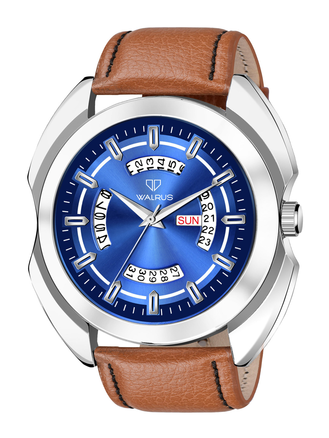 Walrus Men Brass Dial & Straps Analogue Watch WWTM-MVRK-V-031607_D