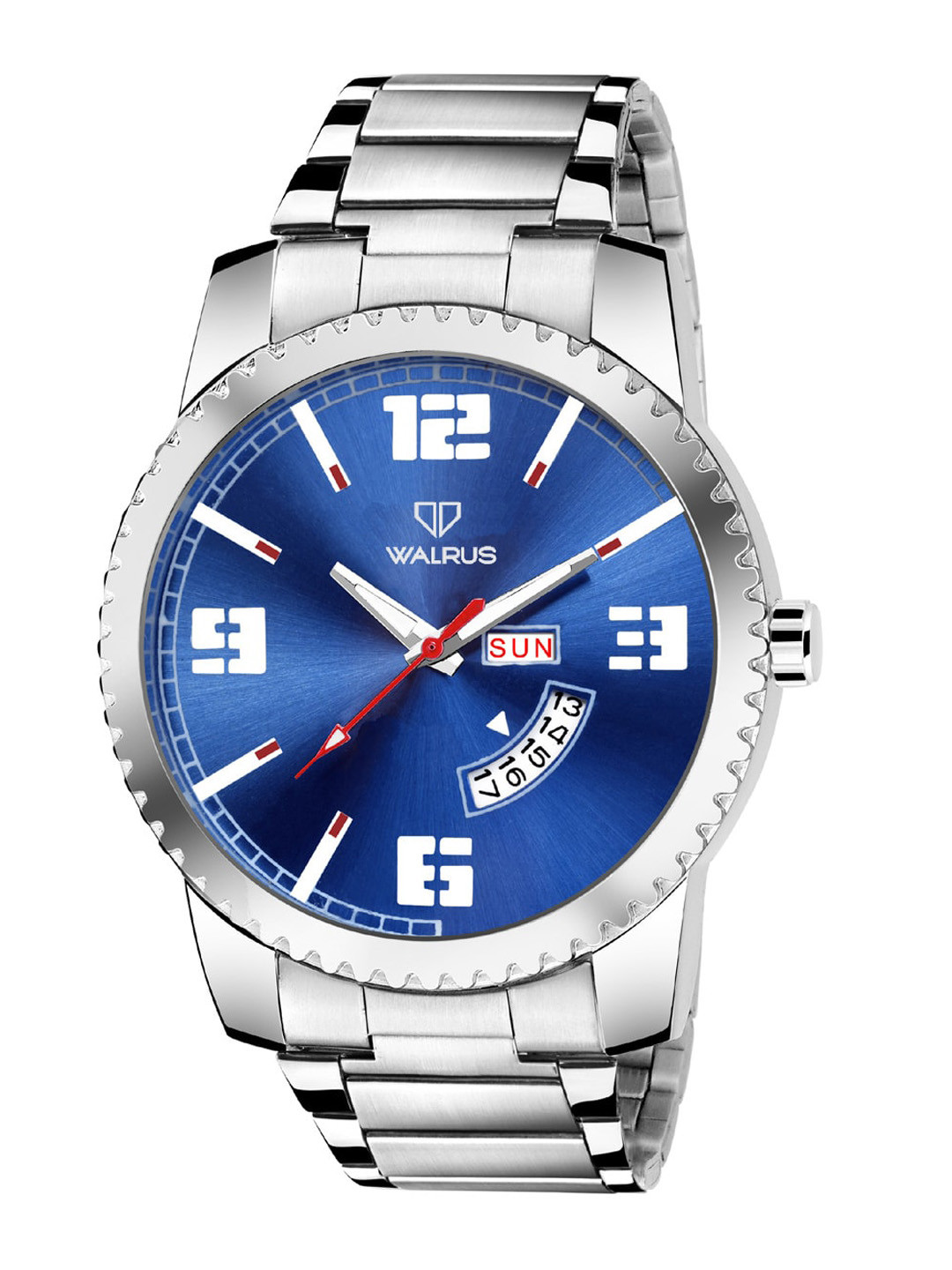 Walrus Men Brass Dial & Stainless Steel Straps Analogue Watch WWTM-INVC-IV-030707_D