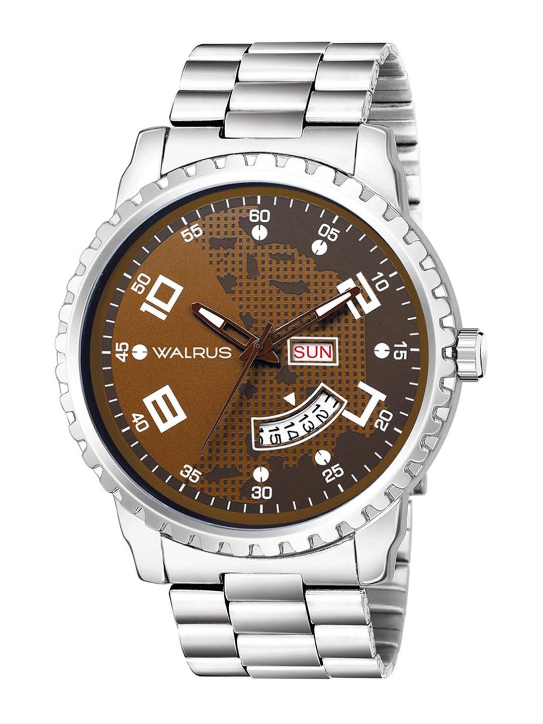 Walrus Men Printed Dial & Date Aperture Analogue Watch WWTM-INVC-XX-090707_D