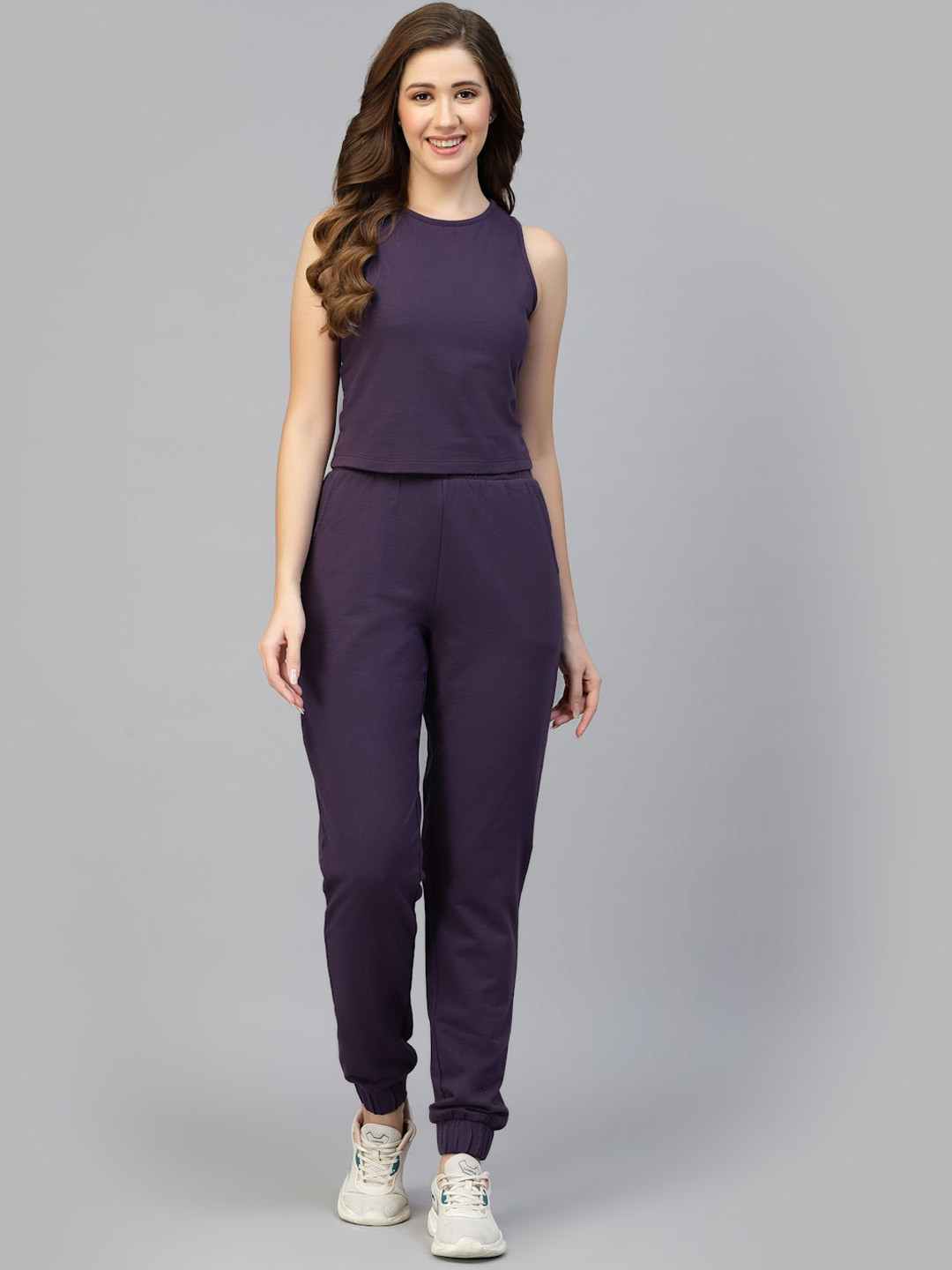 Strong And Brave Women Round Neck Regular Fit Odor Free Sweatshirt and Joggers