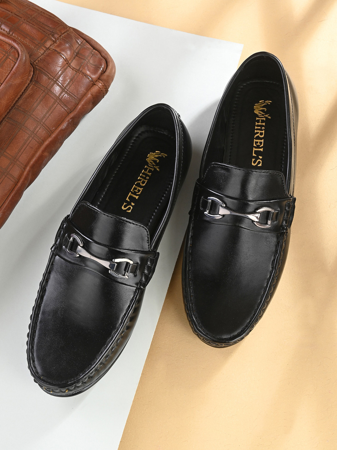 Hirels Men Slip On Horsebit Loafers