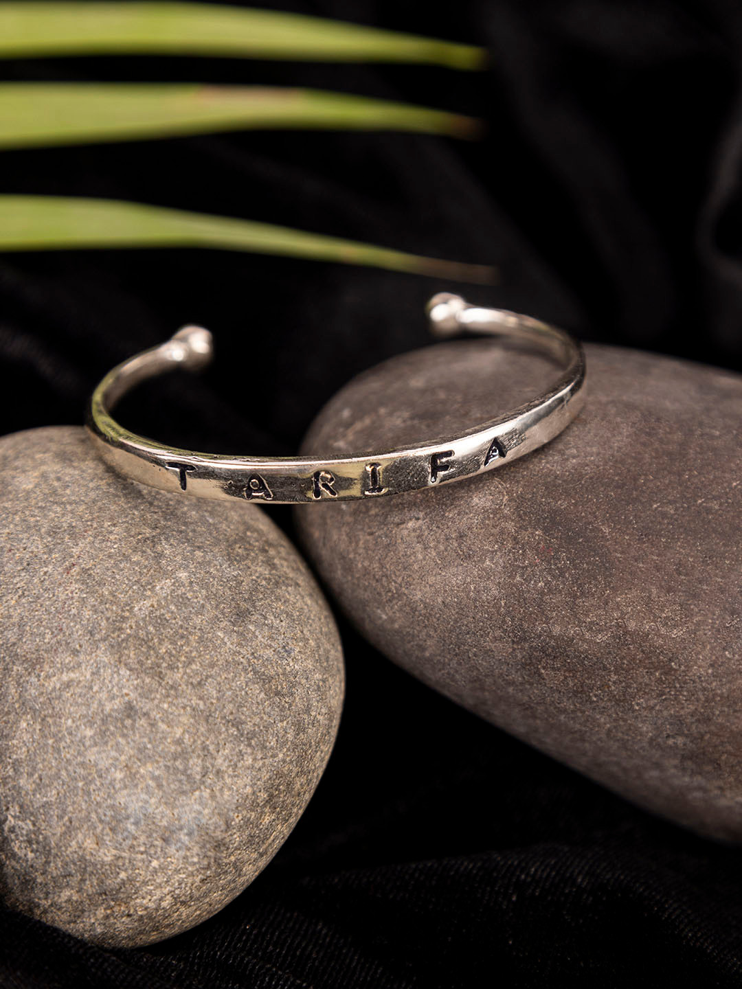 Studio One Love Brass-Plated Kada Bracelet