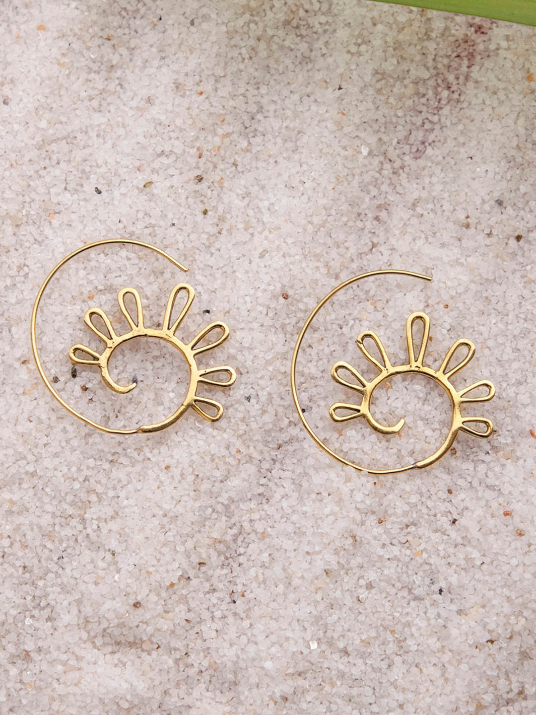 Studio One Love Circular Shaped Drop Earrings