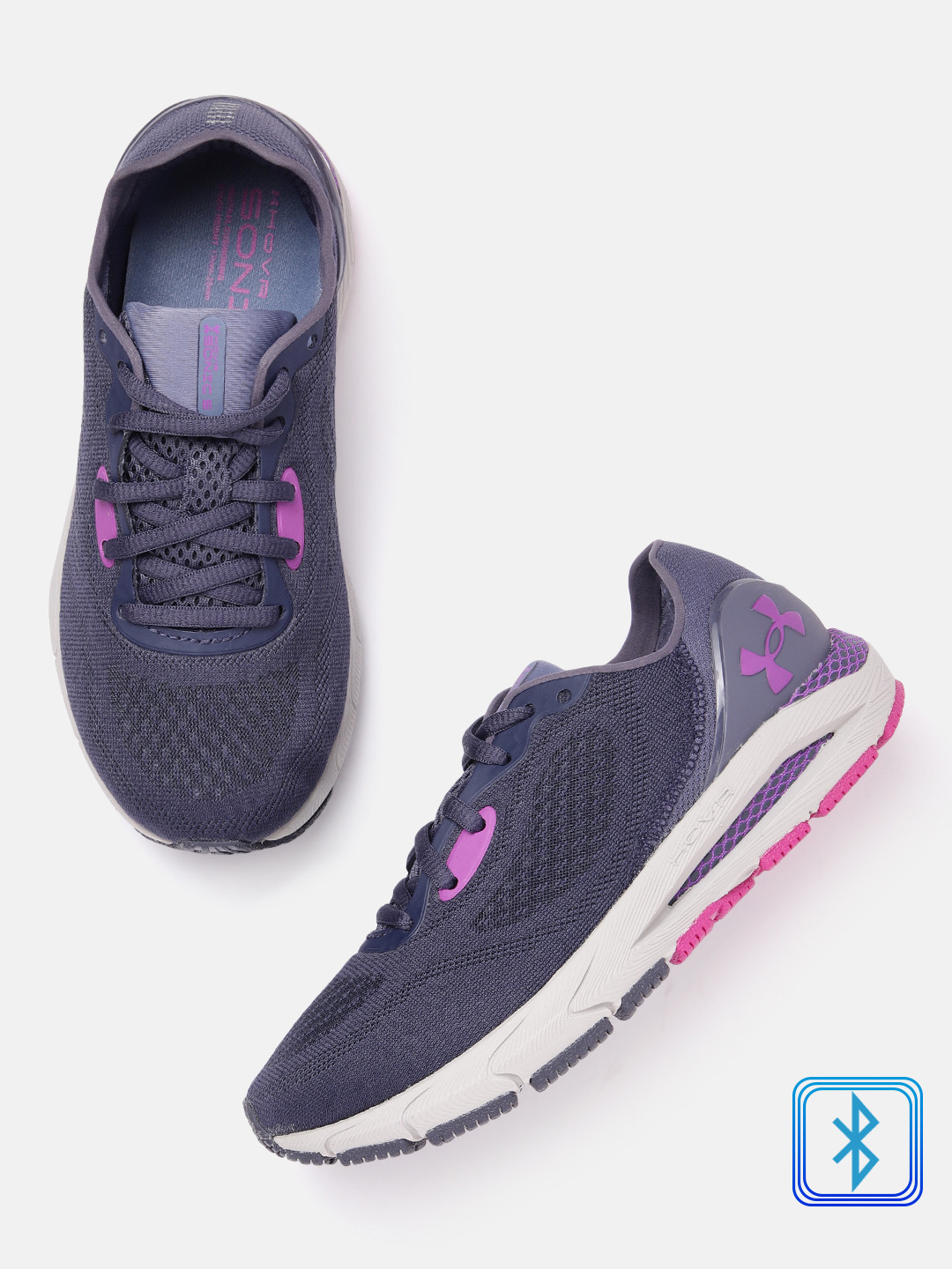 UNDER ARMOUR Women Woven Design HOVR Sonic 5 Running Shoes