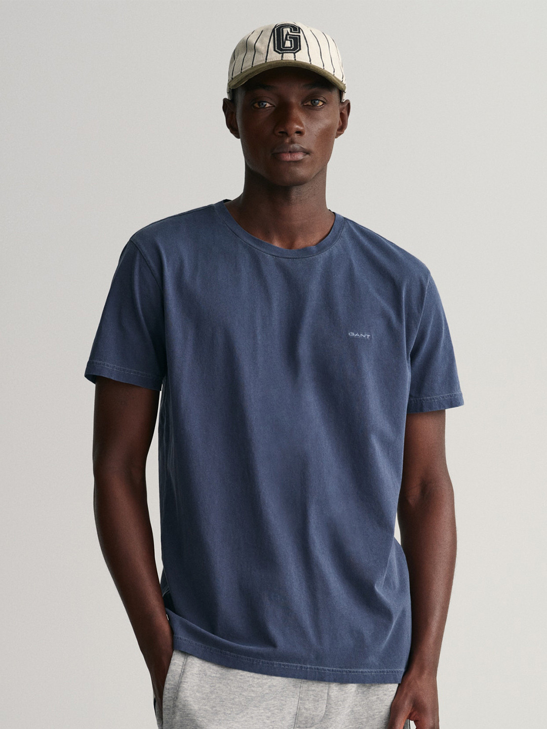 GANT Round Neck Short Sleeves Relaxed Fit Pure Cotton T-shirt