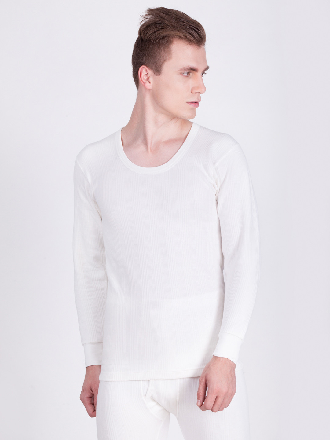 Dollar Ultra Men White Thermal T-shirt