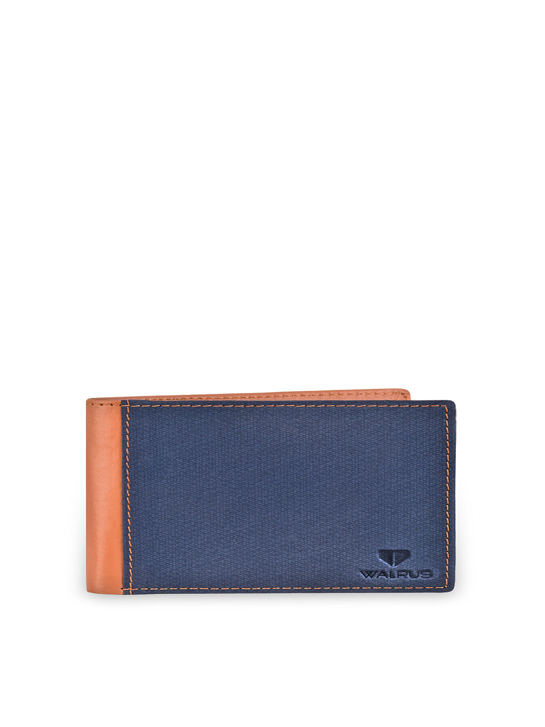 Walrus Colourblocked Two Fold Wallet with SIM Card Holder