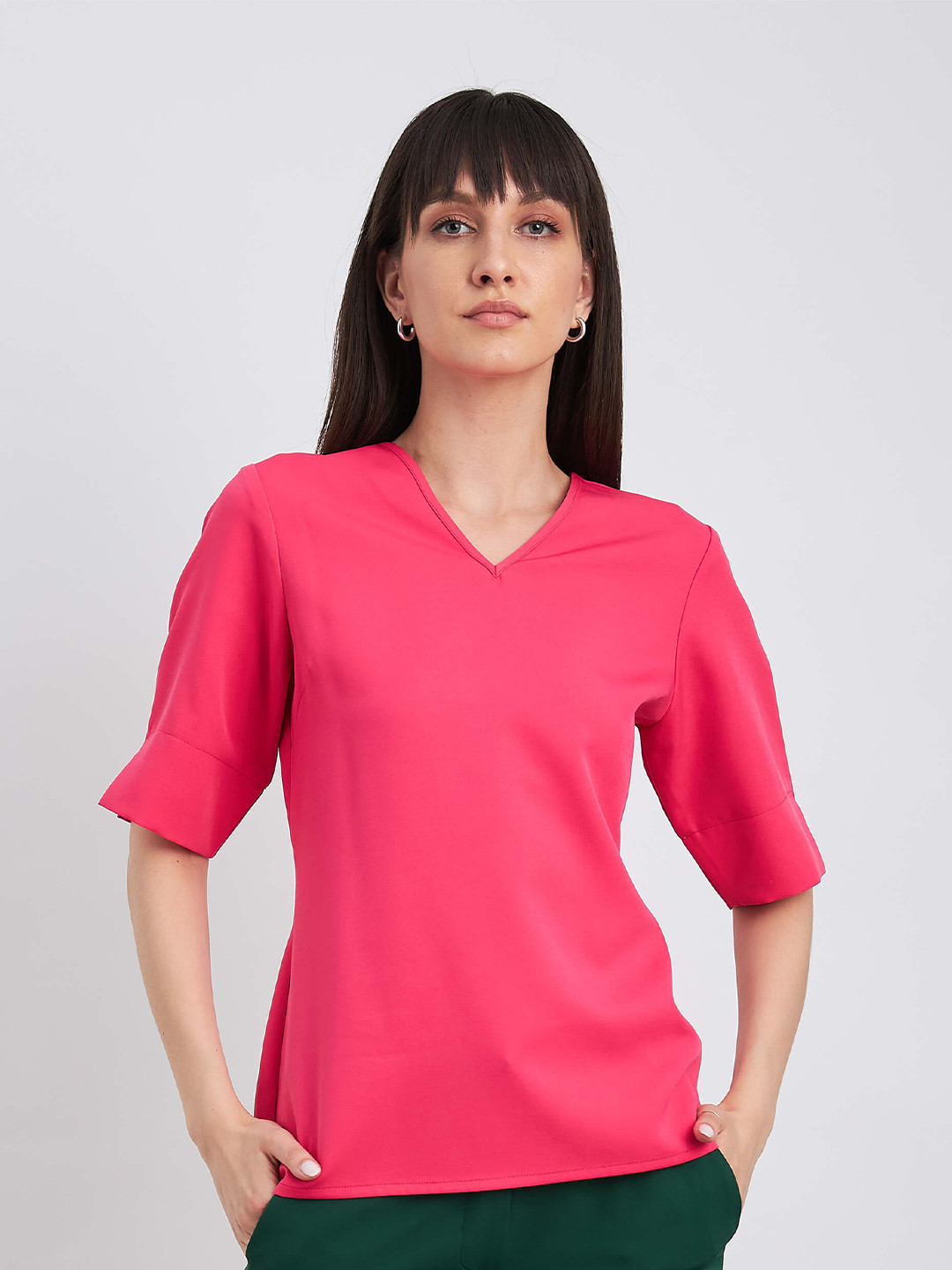 SALT ATTIRE V Neck Regular Top