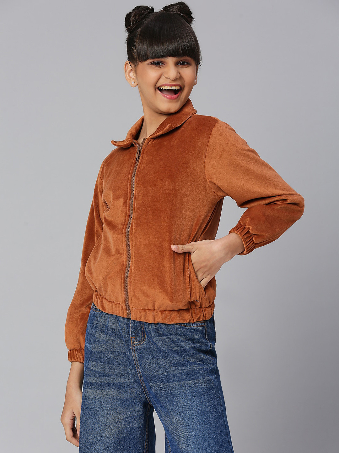 JUSTICE Girls Lightweight Bomber Jacket