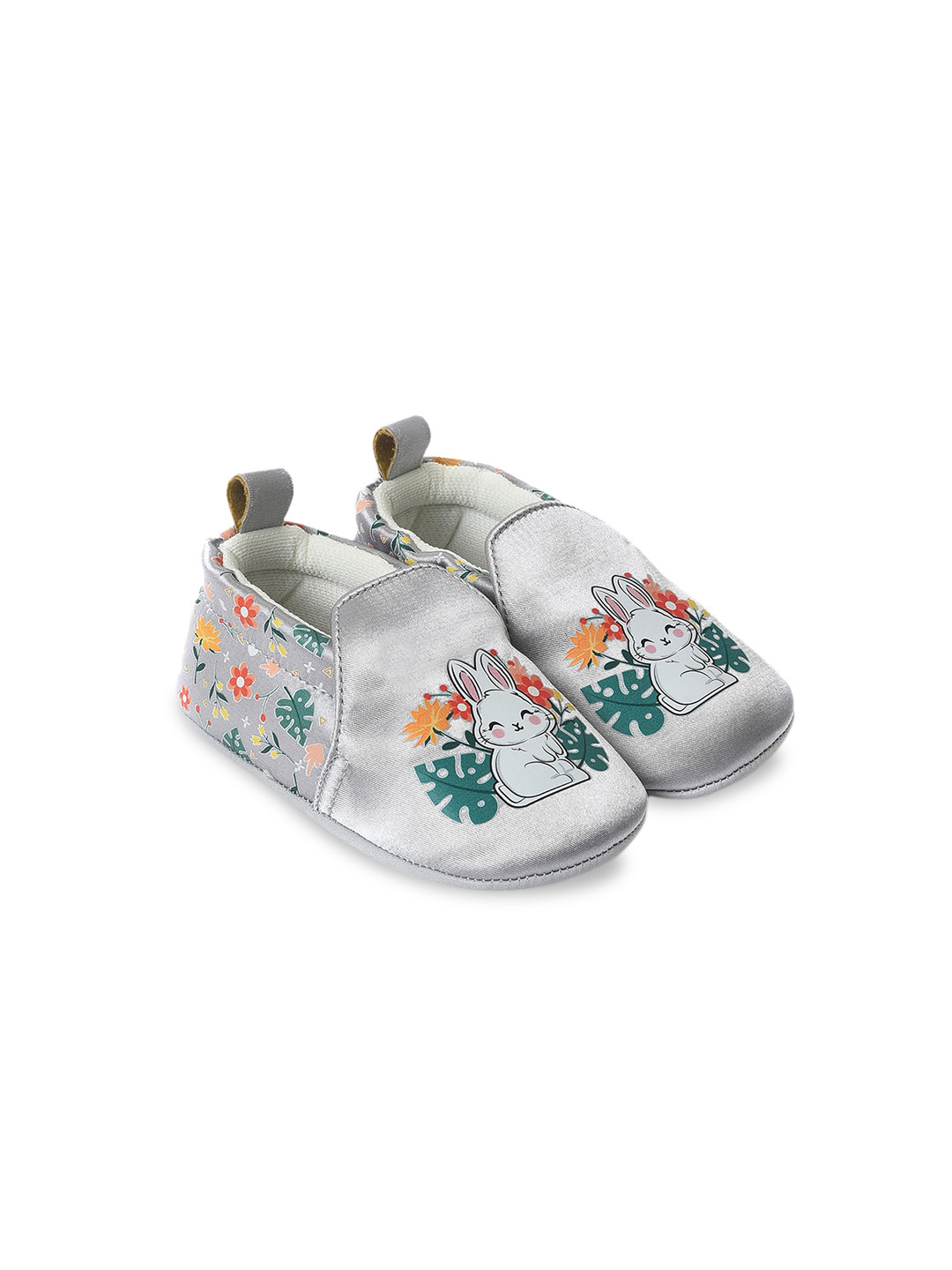 MiArcus Infants Girls Printed Textile Booties