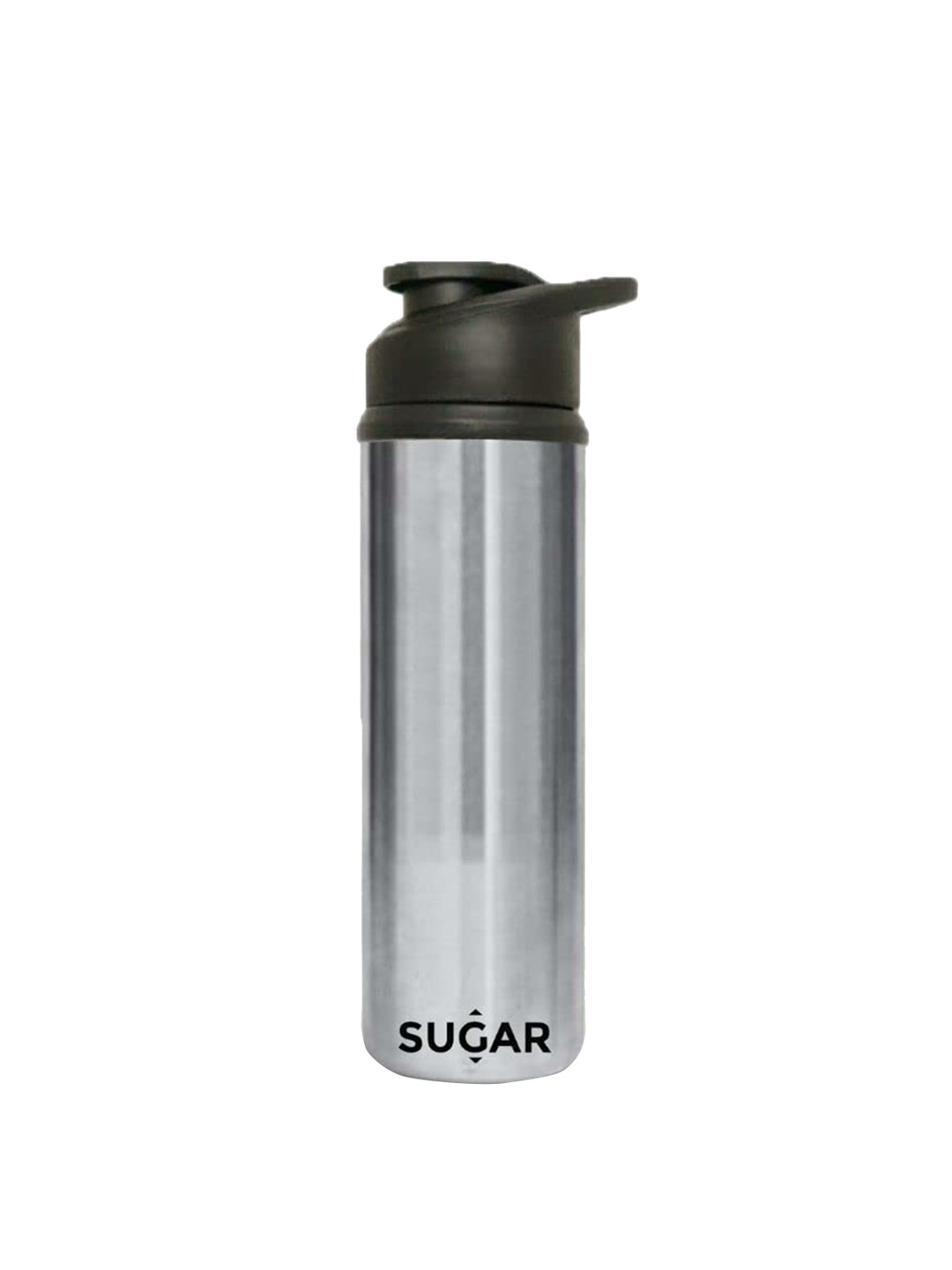 SUGAR Black Stainless Steel Spill Proof Water Bottle - 900ml