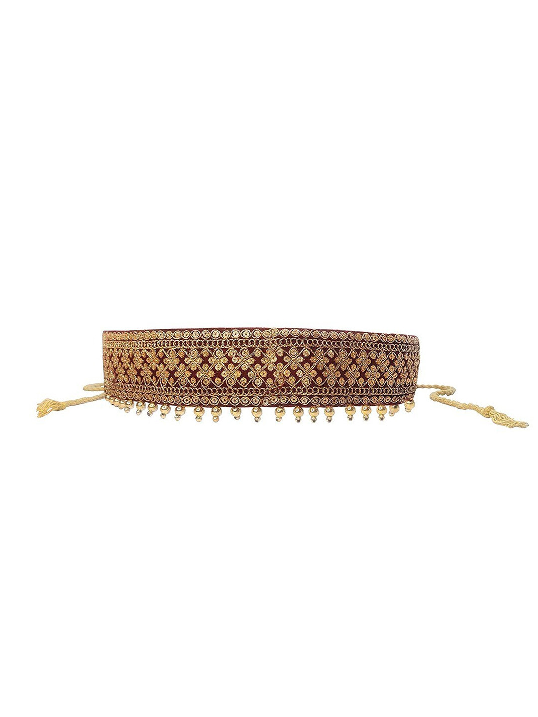 FRINGES Women Embellished Wide Belt