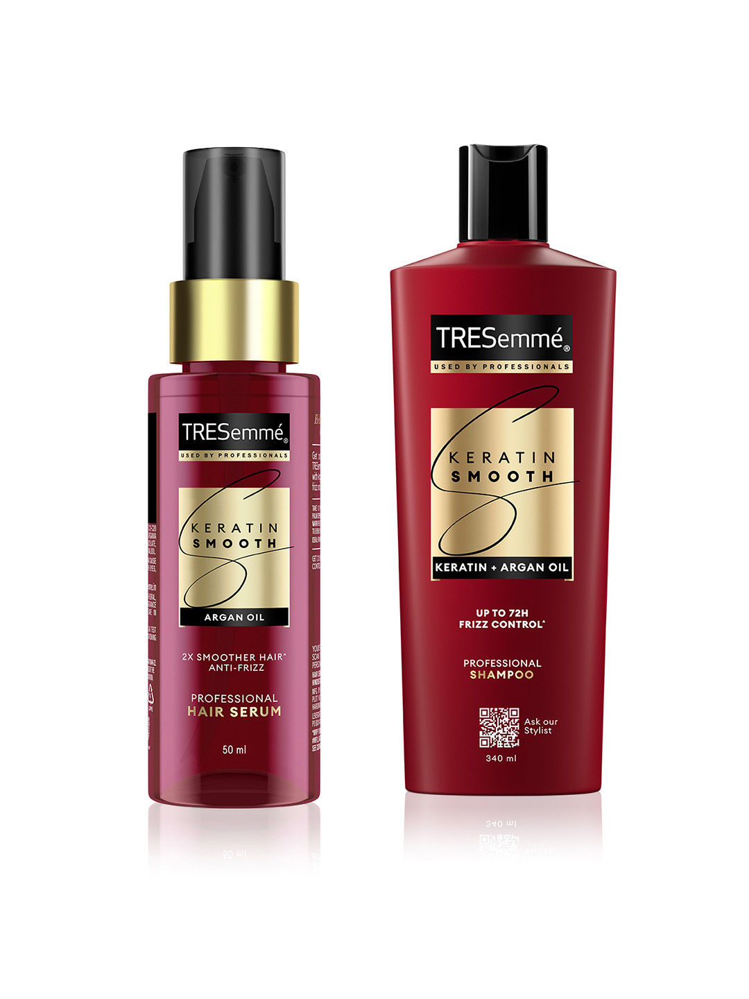 TRESemme Keratin Smooth Pro Collection Shampoo 340ml & Hair Serum 50 ml
