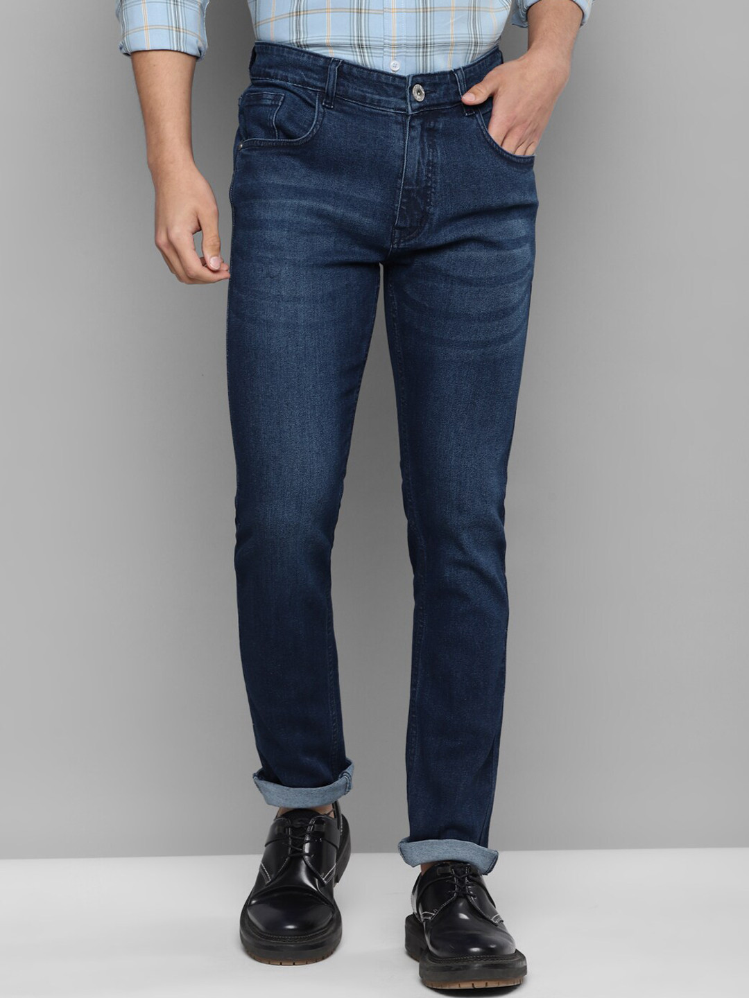 Allen Cooper Men Urban Slim Fit Cotton Jeans