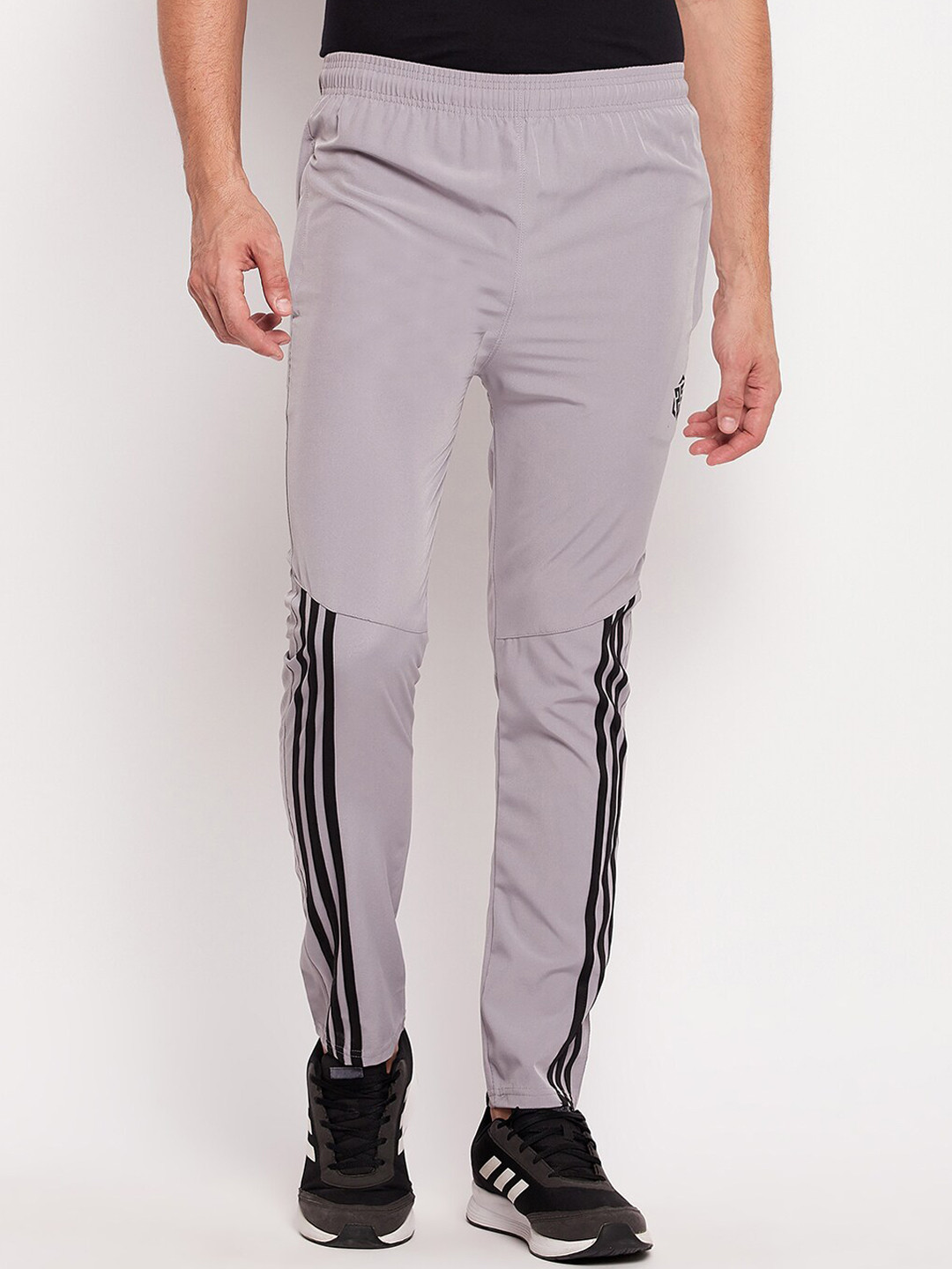 Camey Men Striped Running Sports Track Pants