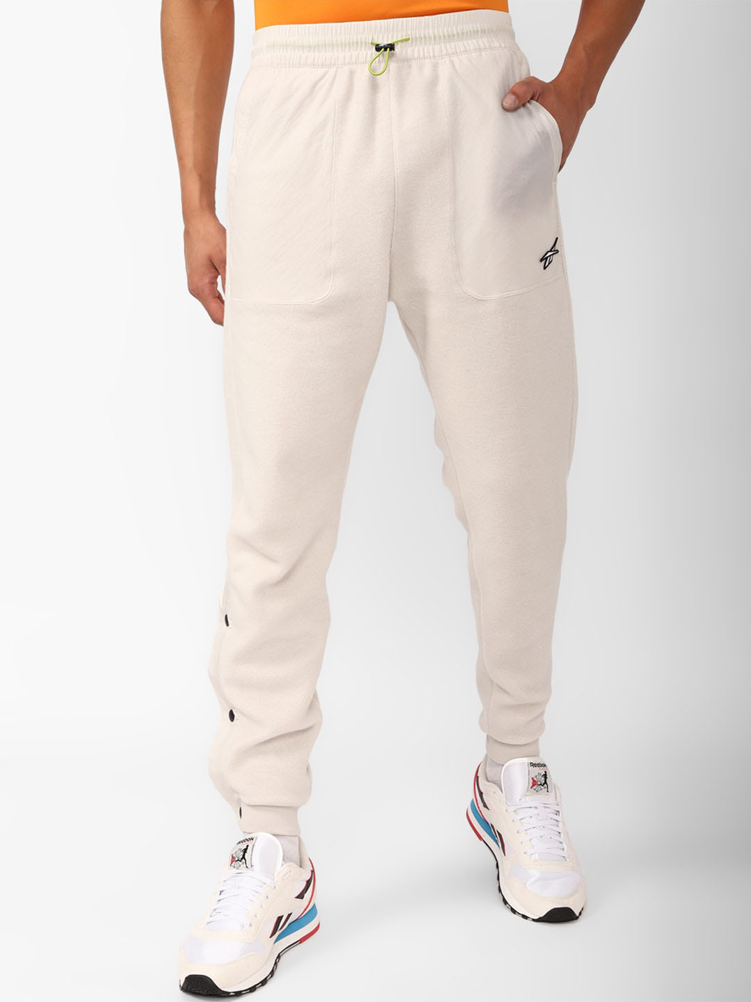 Reebok Men Logo Printed Training Meet You There Track Pants