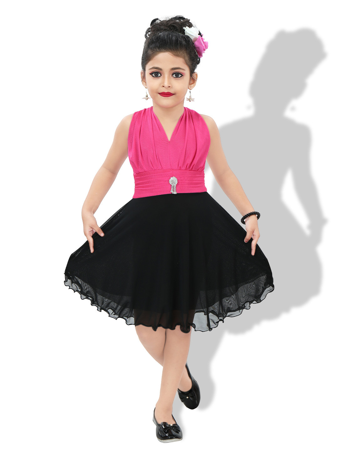 BAESD Girls Fit & Flare Mini Dress