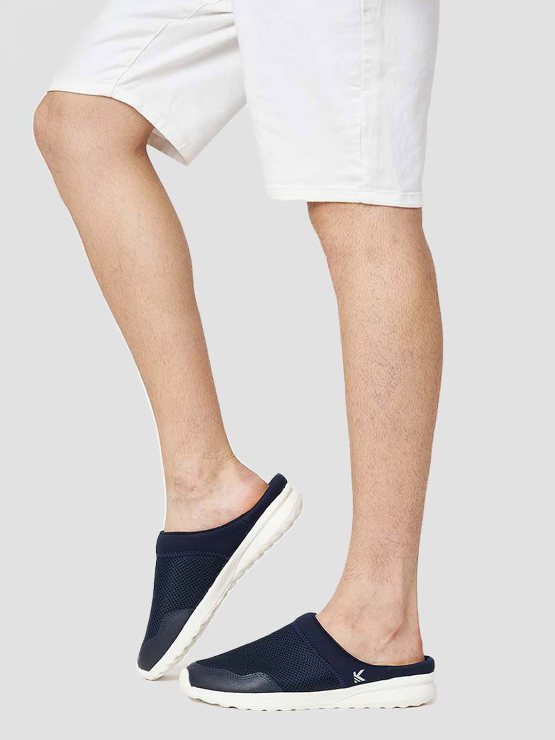 KazarMax Men Woven Design Memory Foam Mule Sneakers