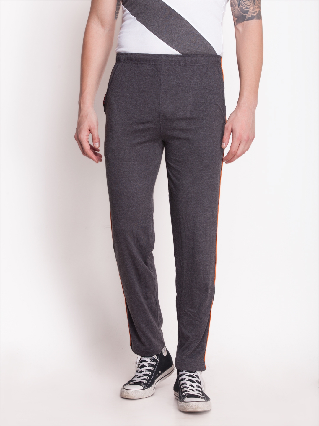 narrow fit track pants