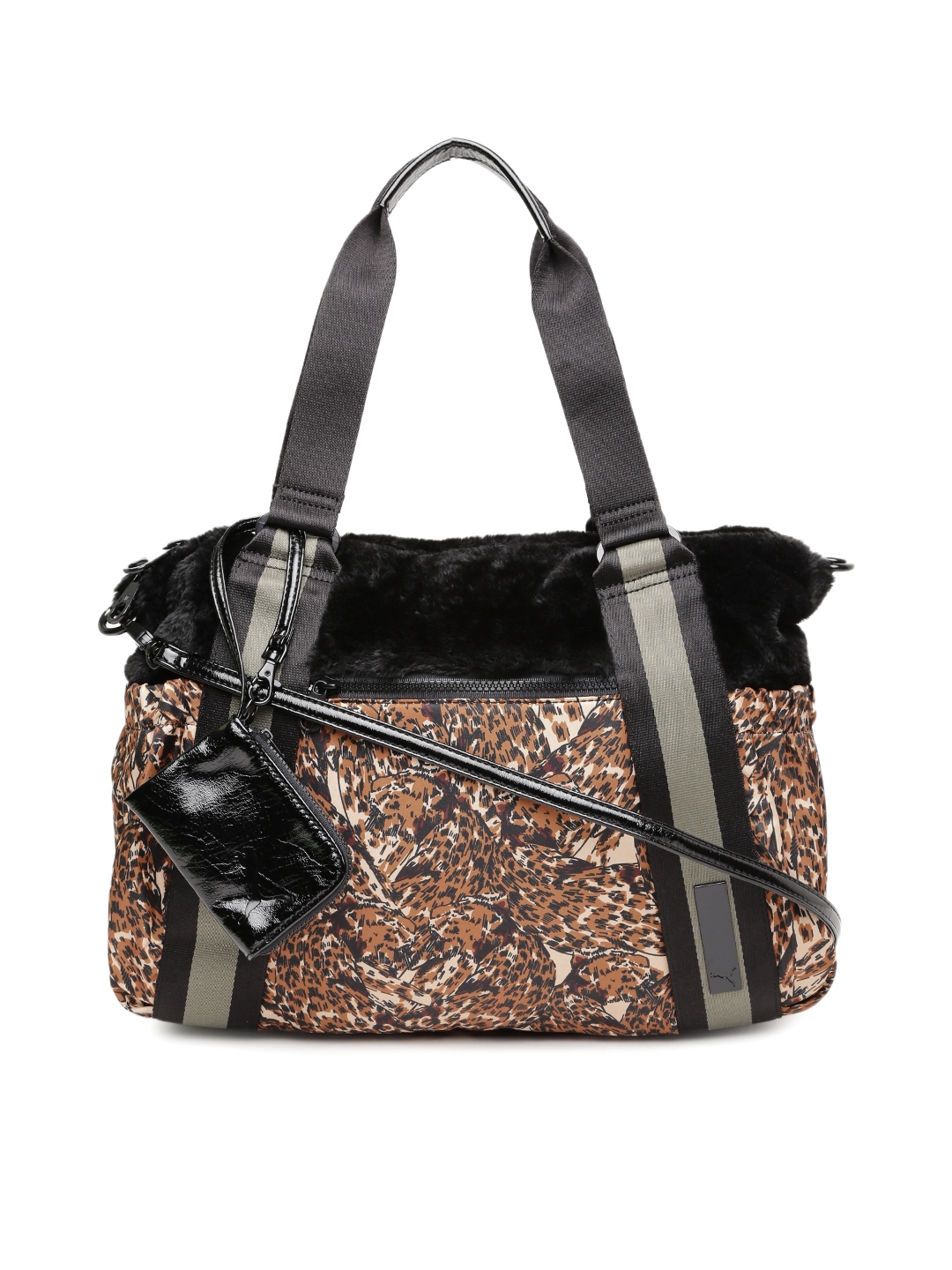 puma shoulder bag brown