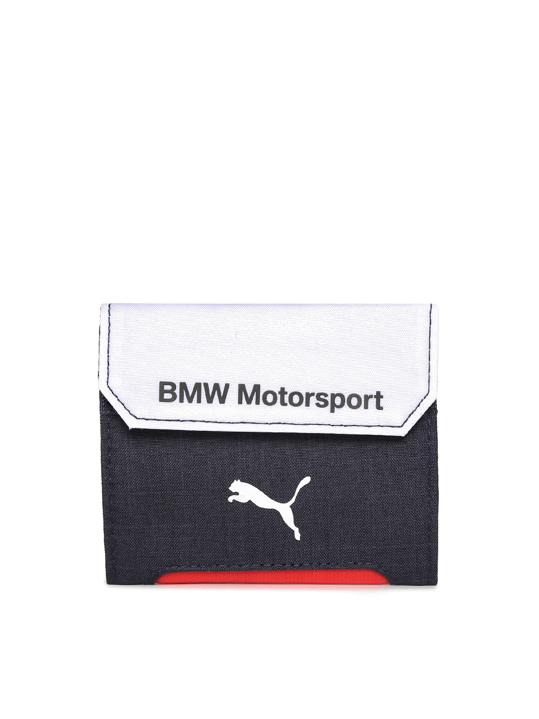 White BMW Motorsport Two Fold Wallet 
