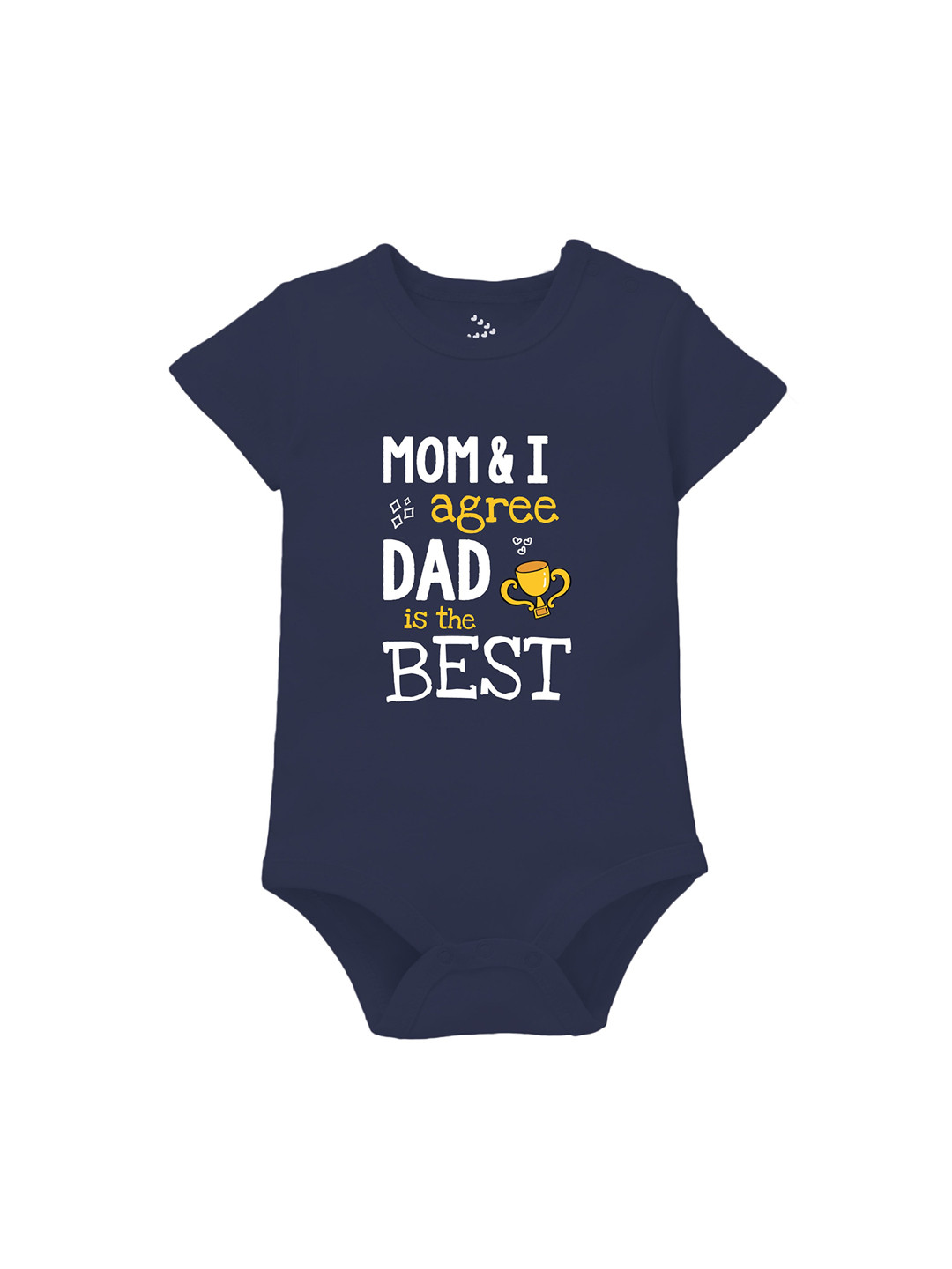 Zeezeezoo Pure Cotton Infants Dad Printed Bodysuit