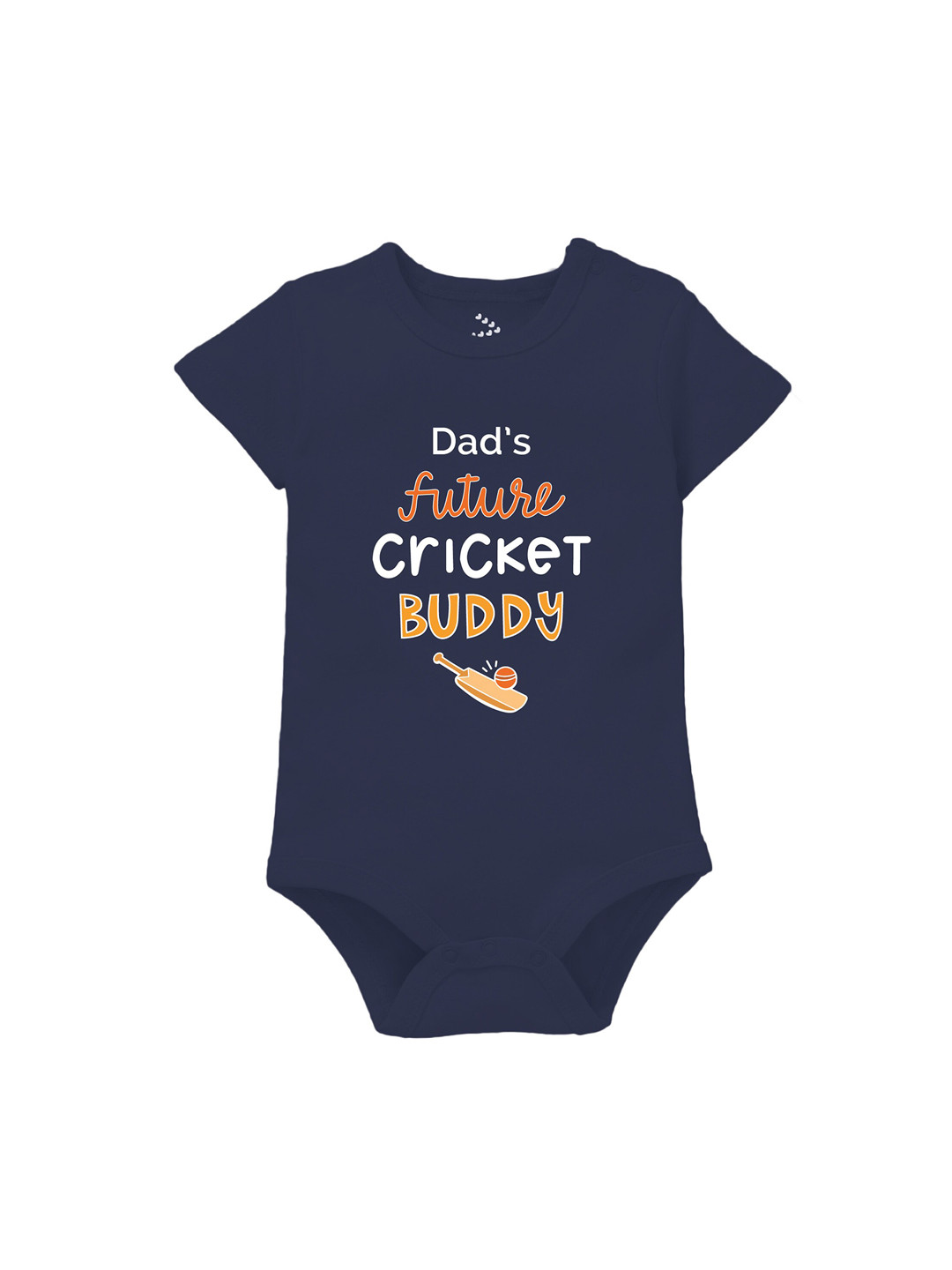 Zeezeezoo Infants Cricket Printed Pure Cotton Bodysuit
