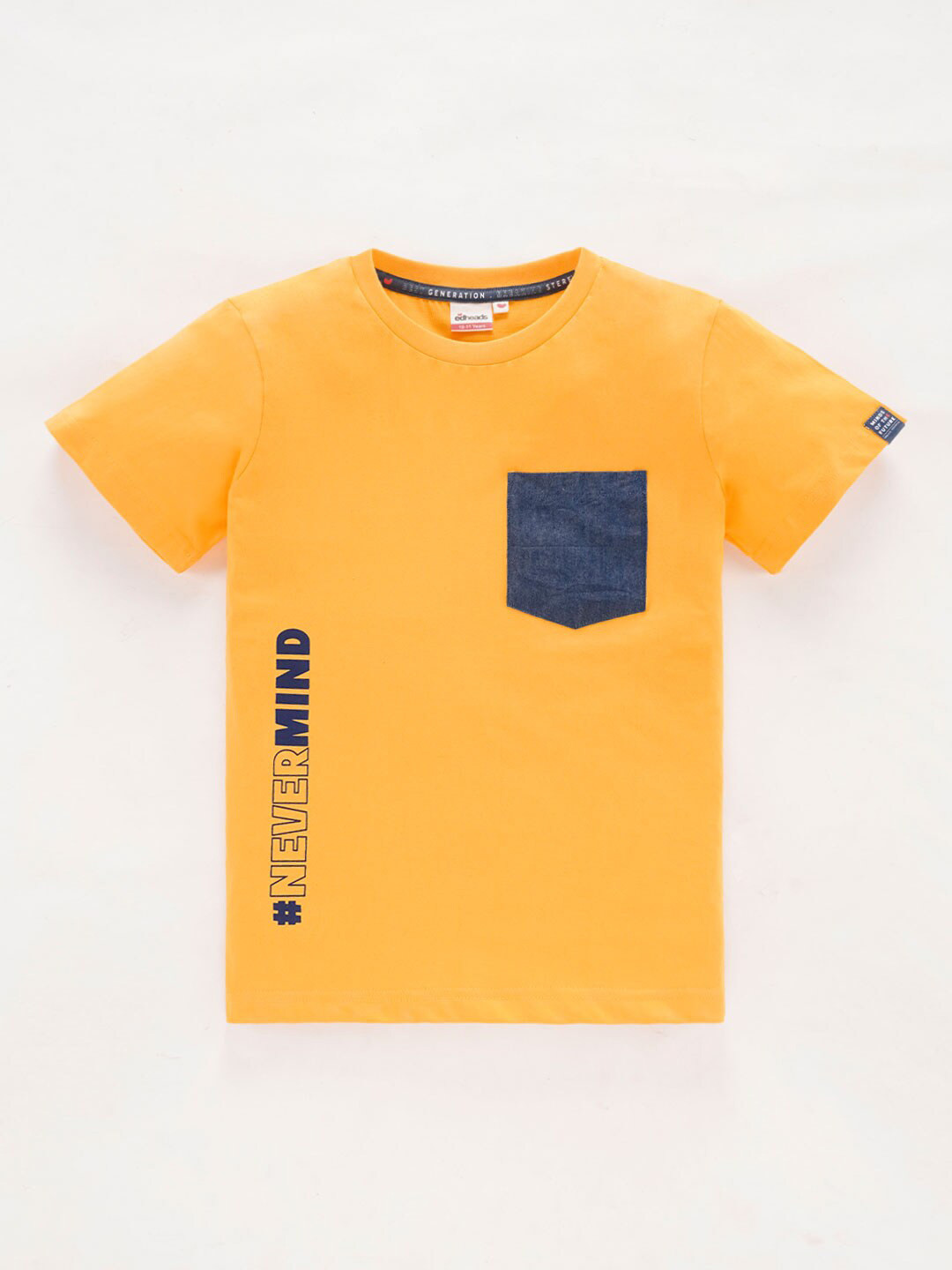 edheads Boys Typography Printed Azo Free Cotton T-shirt
