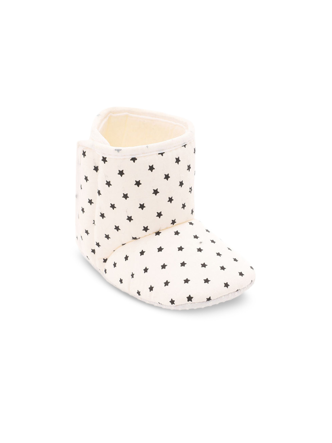 CHiU Infants Mid Top Star Printed Booties