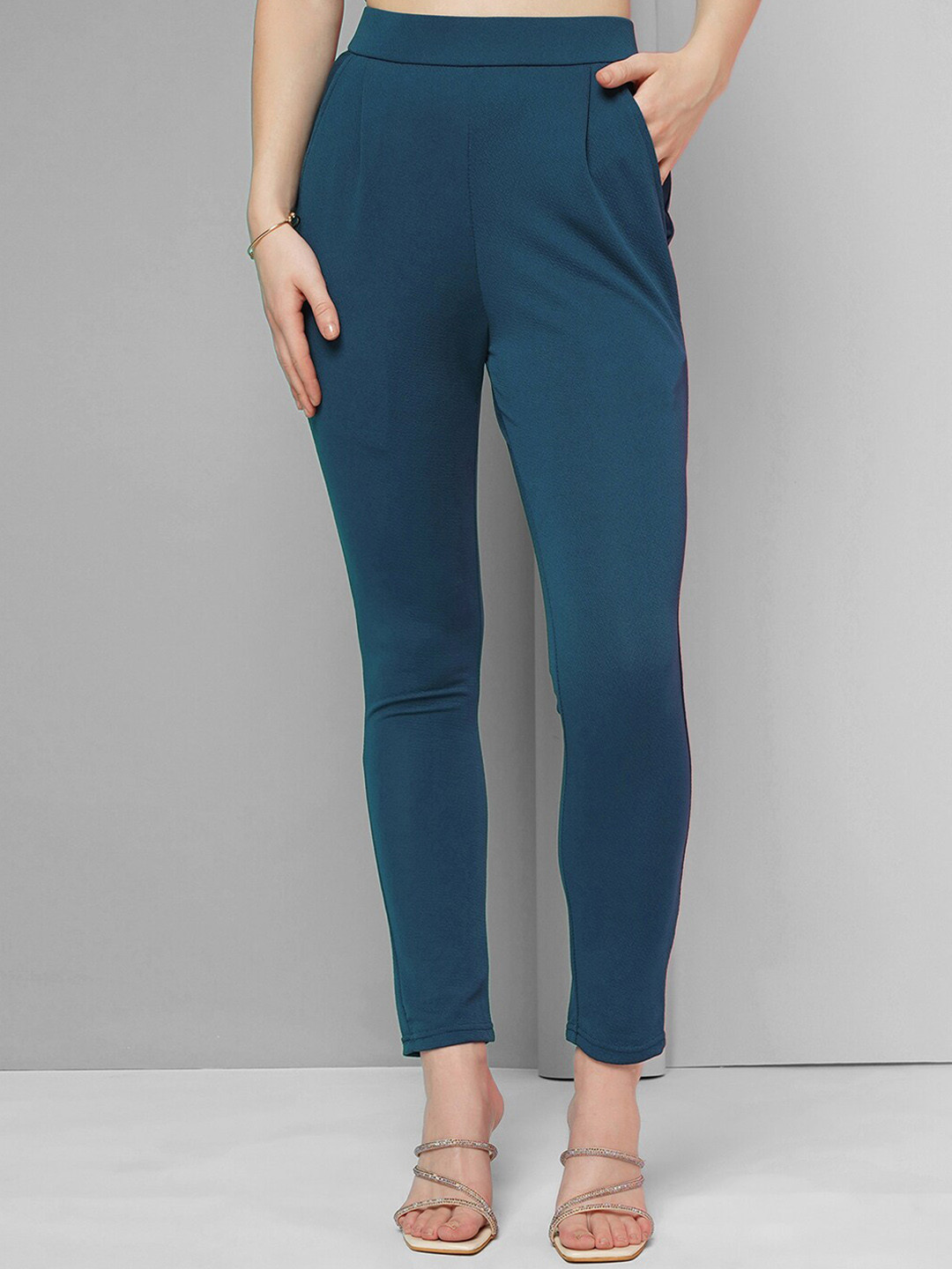 Selvia Women Easy Wash Pleated Trousers