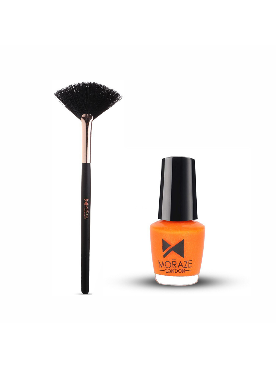 Moraze Combo Of Nail Paint 5ml & Fan Brush - Chitty Chitty