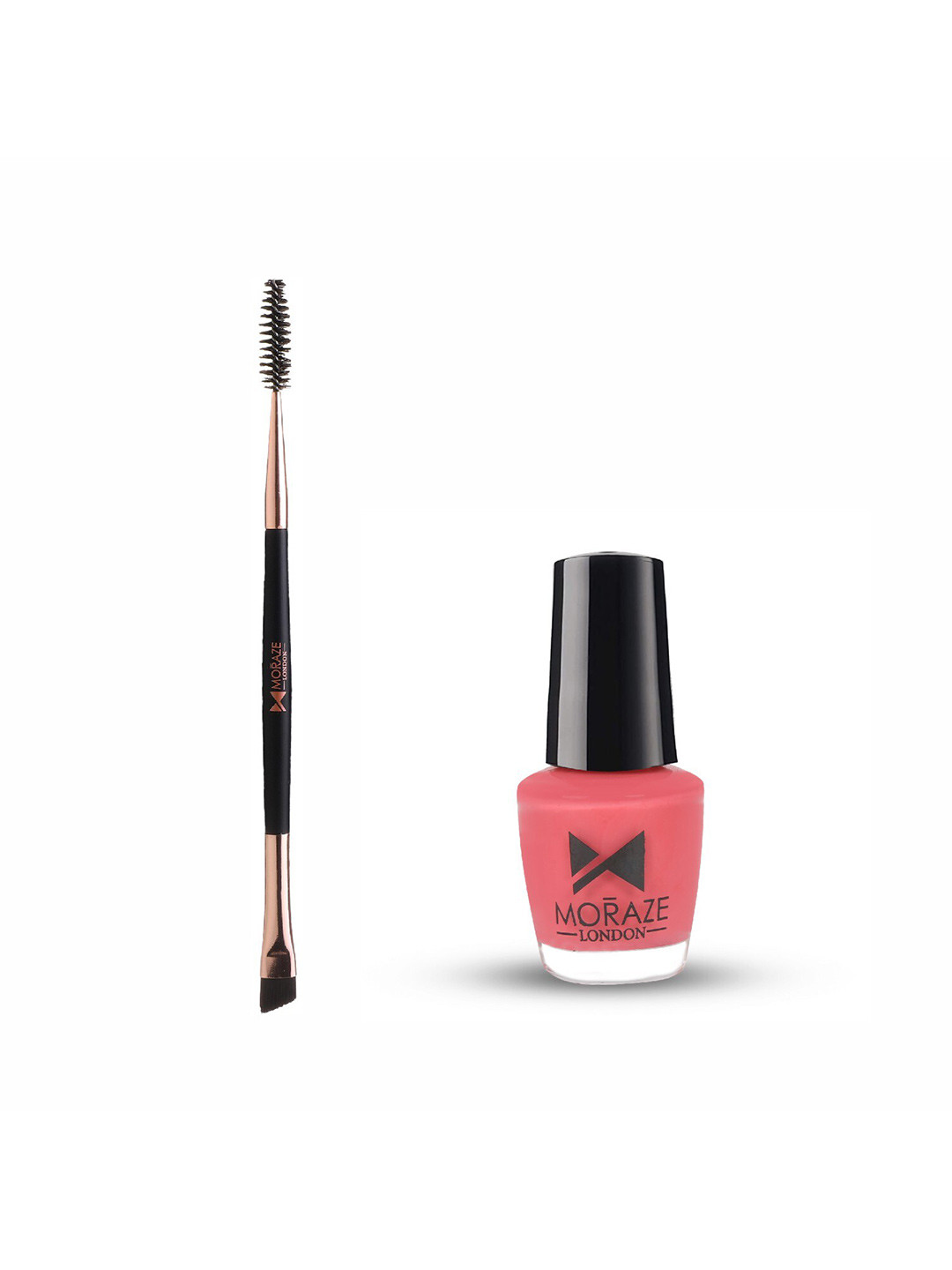 Moraze Set of Double Ended Brush & Nail Paint - You Make Me Blush