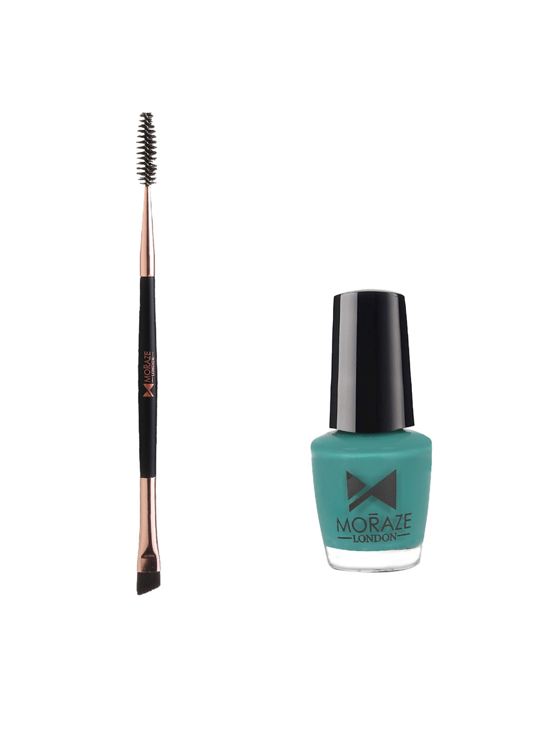 Moraze Set of Double Ended Brush & Nail Paint 5 ml - Blue Lagoon
