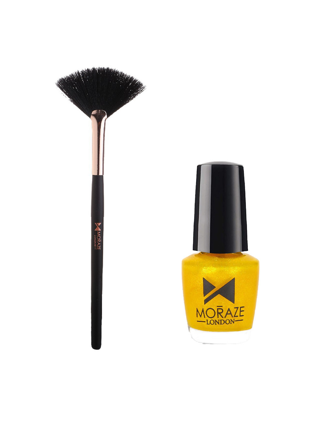 Moraze Combo Of Nail Paint 5ml & Fan Brush - Bratty Bratty