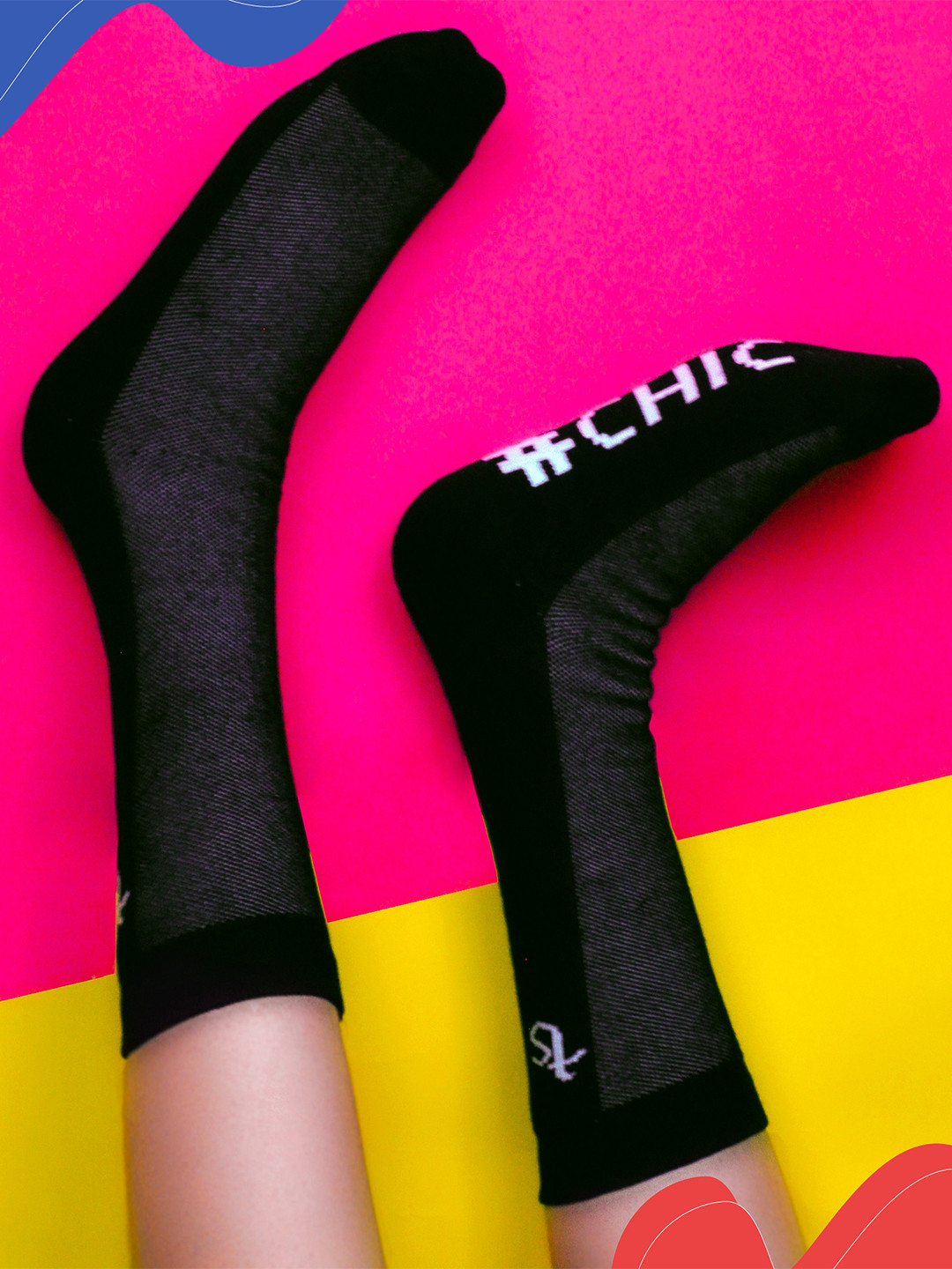 TalkingSox Pack Of 3 Color-Blocked Calf-Length Socks