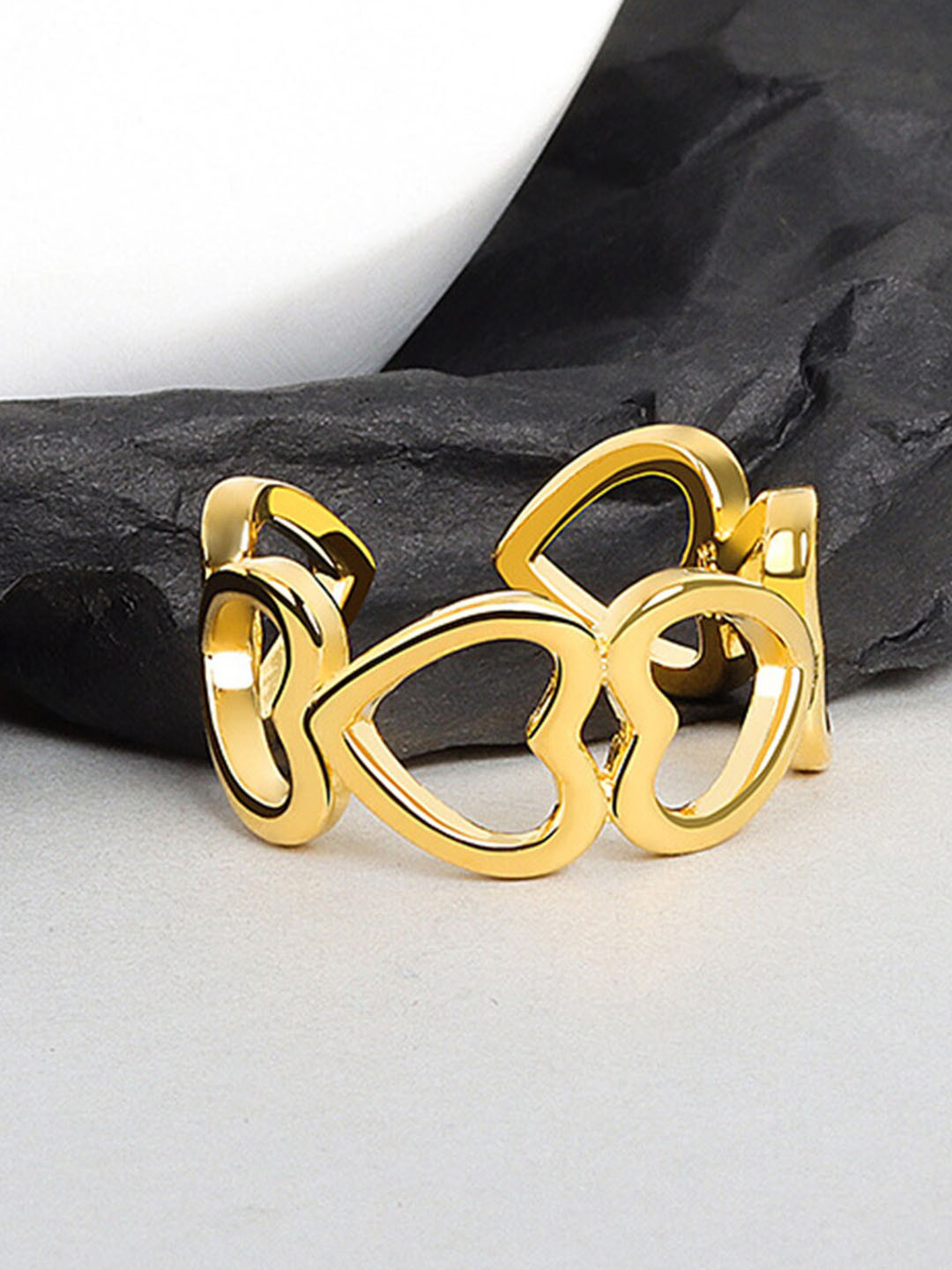 Scintillare By Sukkhi Gold-Plated Finger Ring