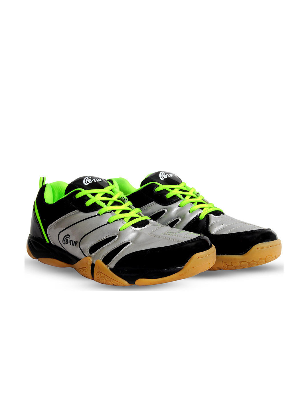 BTUF Unisex Non-Marking High Grip Indoor Badminton Shoes