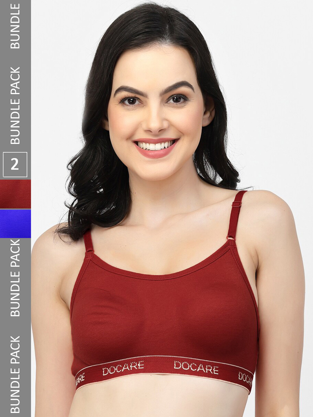 Docare Pack Of 2 Full Coverage Training or Gym Bra