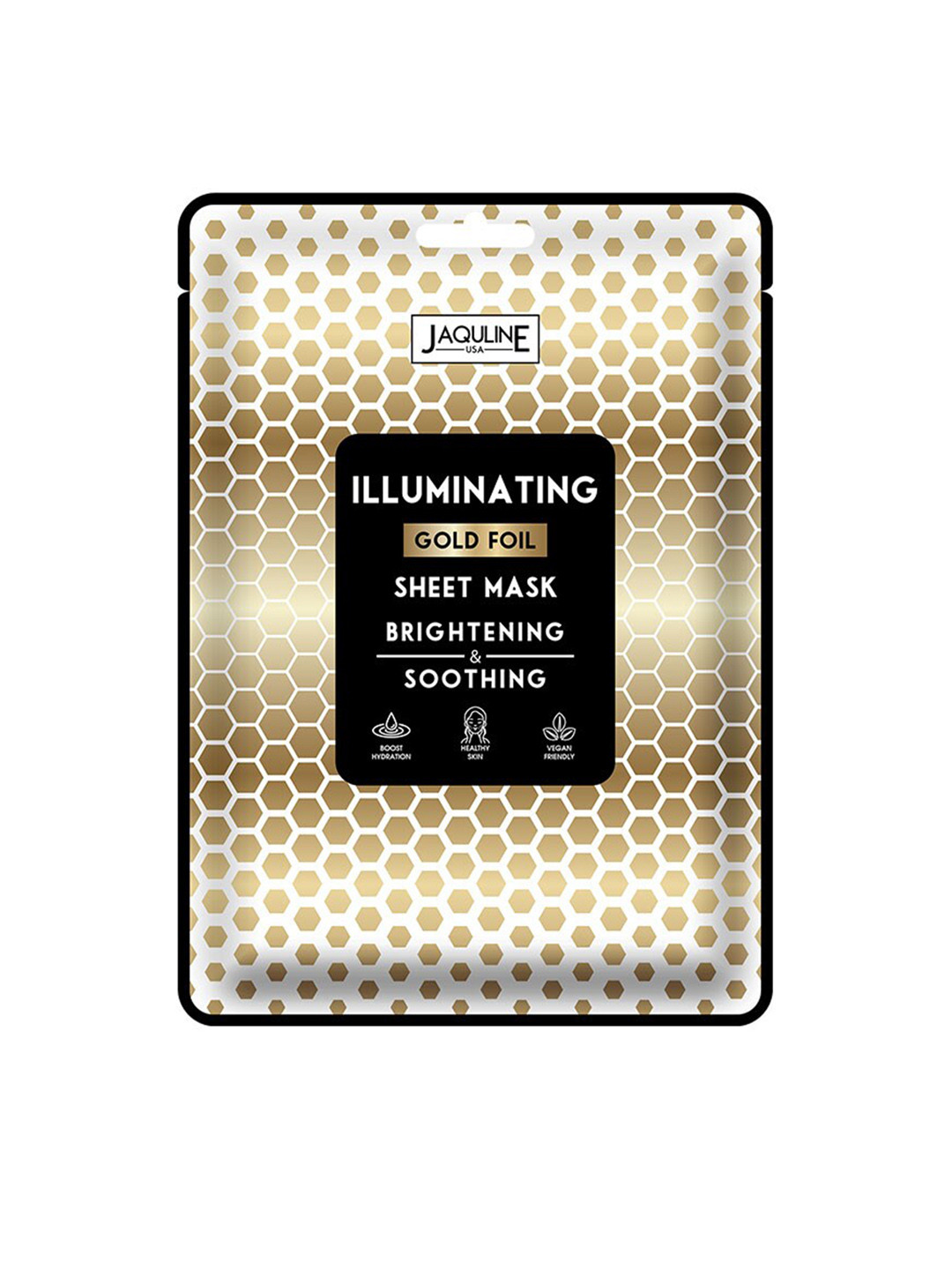 Jaquline USA Illuminating Gold Foil Sheet Mask with Brightening & Soothing - 35g