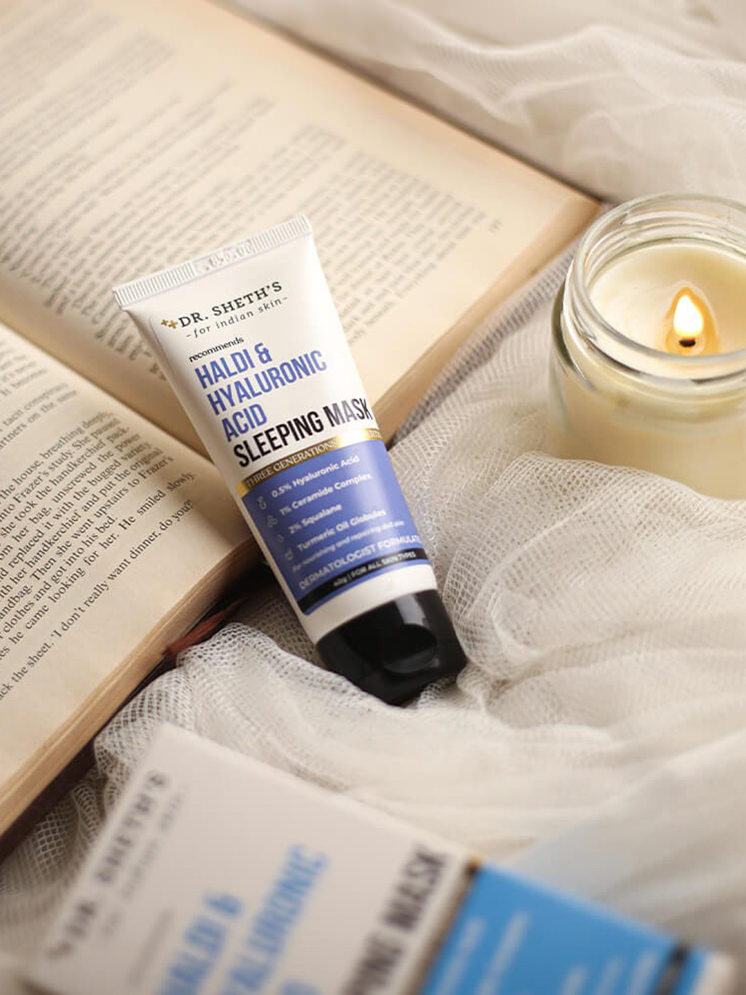 DR. SHETHS Haldi & Hyaluronic Acid Sleeping Mask 40g