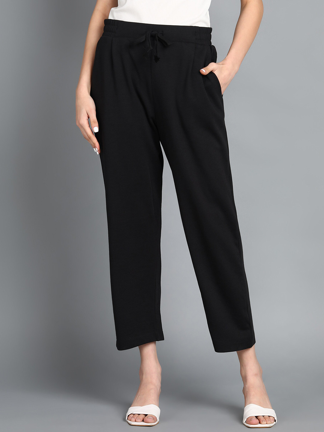 Alan Jones Women Relax Fit Ankle Length Trouser