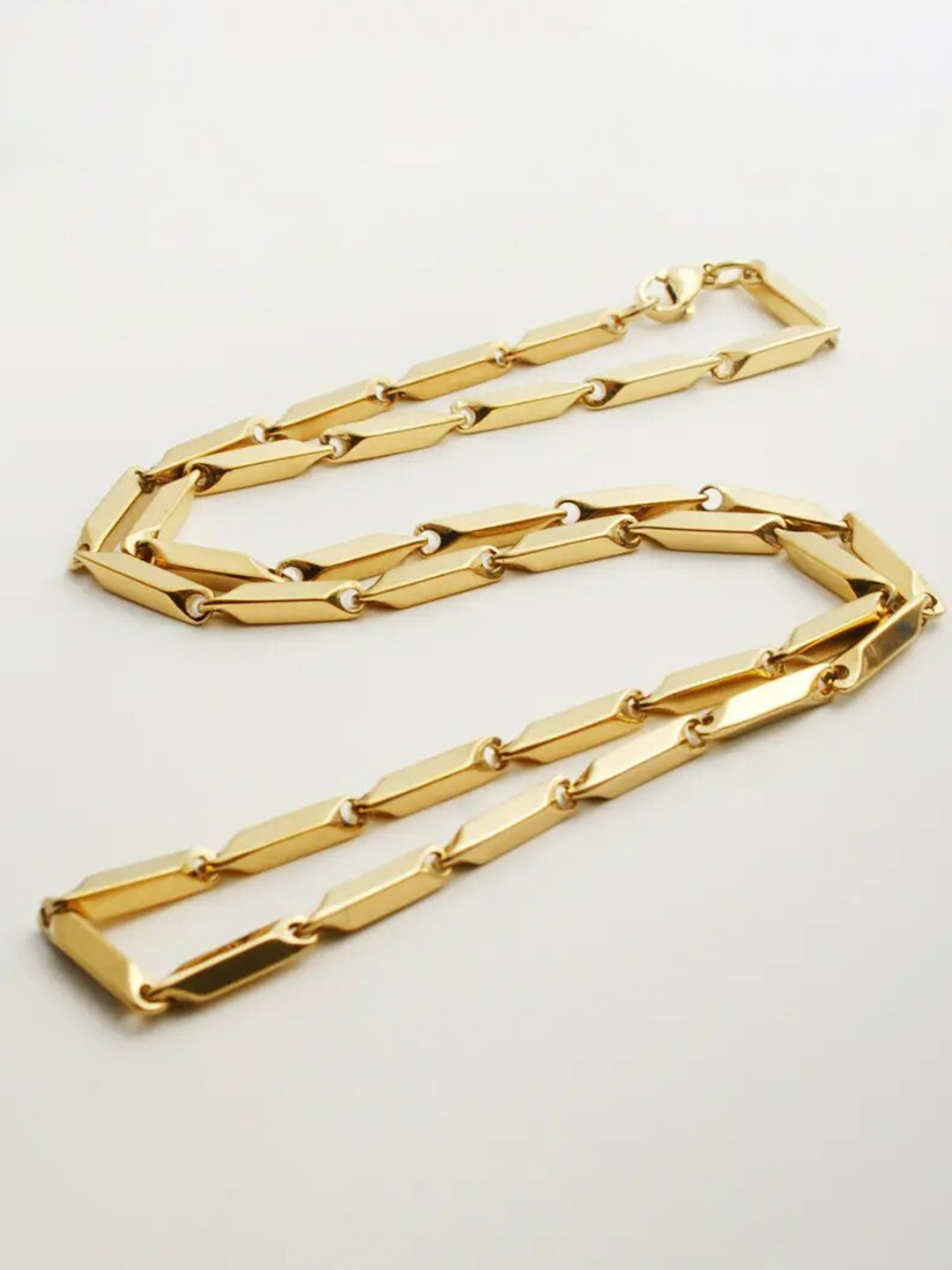 KARISHMA KREATIONS Gold-Plated Rice Chain