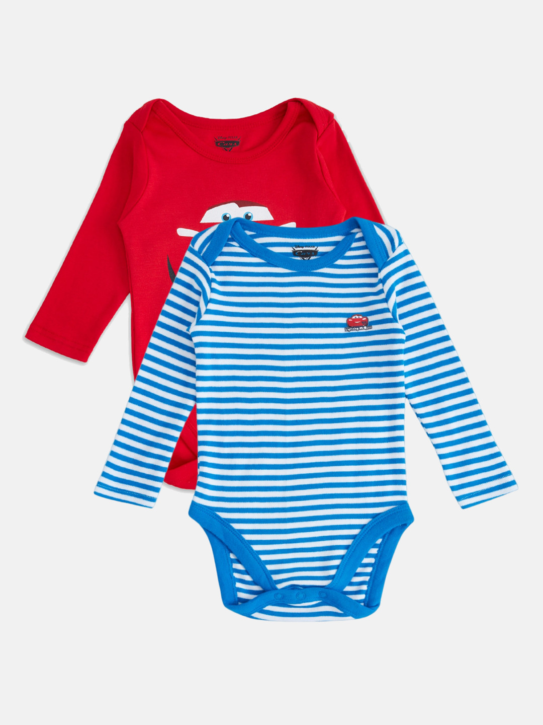 Pantaloons Baby Infant Boys Pack Of 2 Cotton Bodysuits