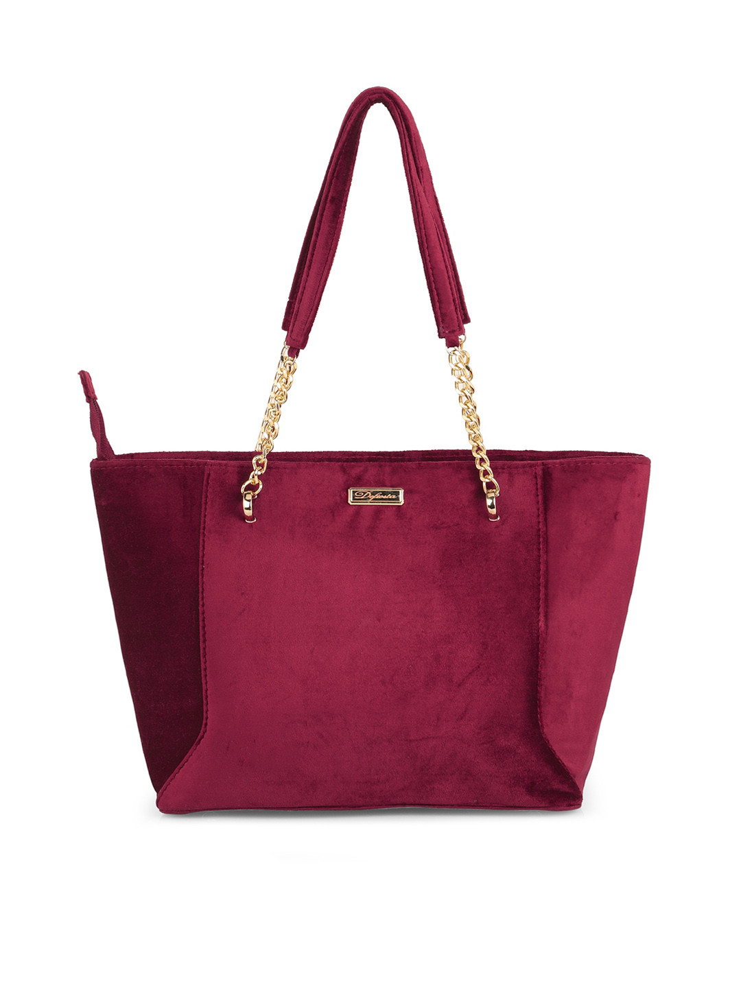 Defiesta Blue Structured Shoulder Bag