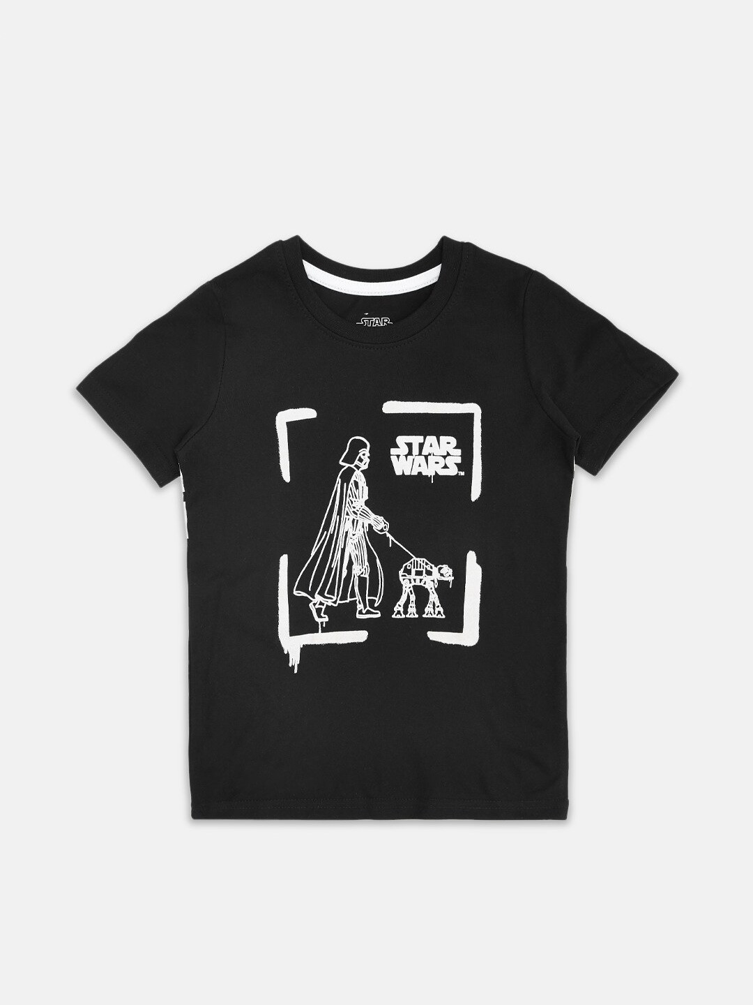 Pantaloons Junior Boys Star Wars Printed Cotton T-shirt
